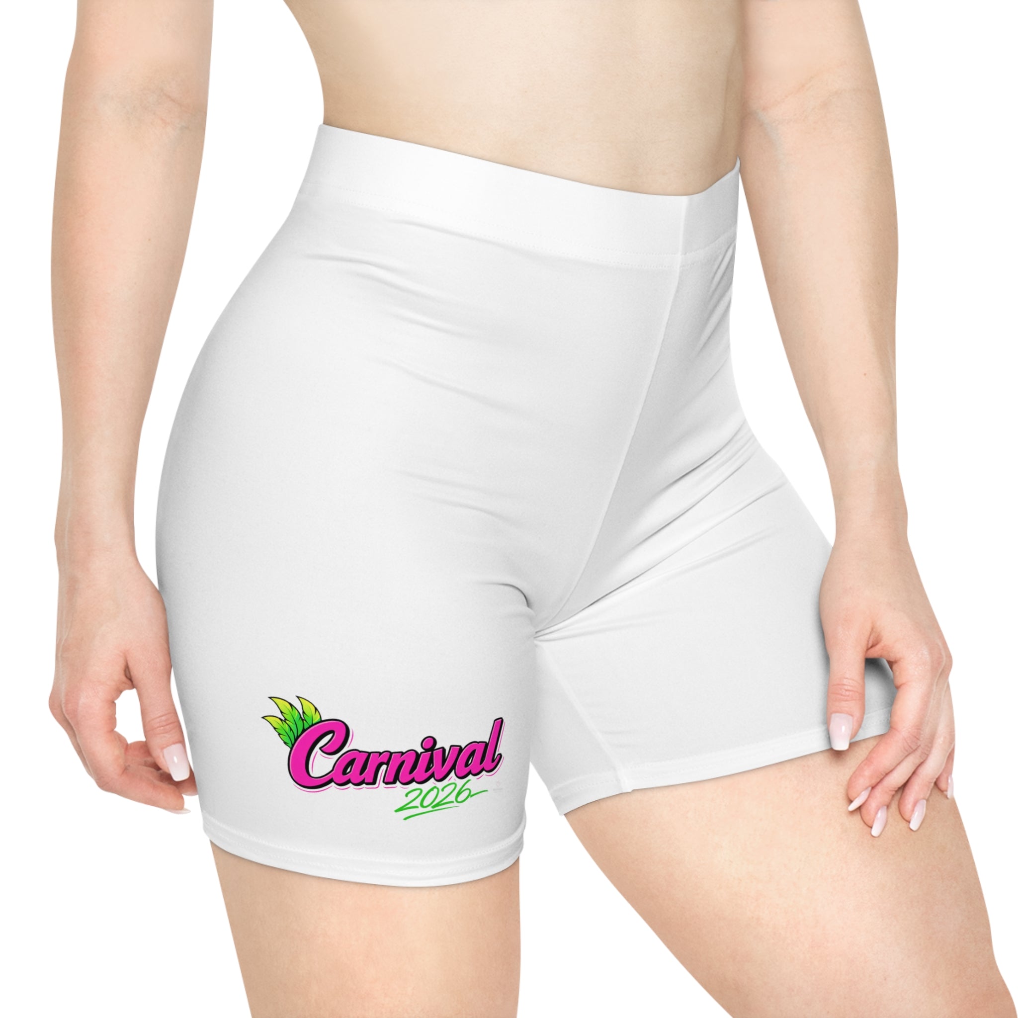Carnival 2026 Women's Biker Shorts | Festival Streetwear Activewear