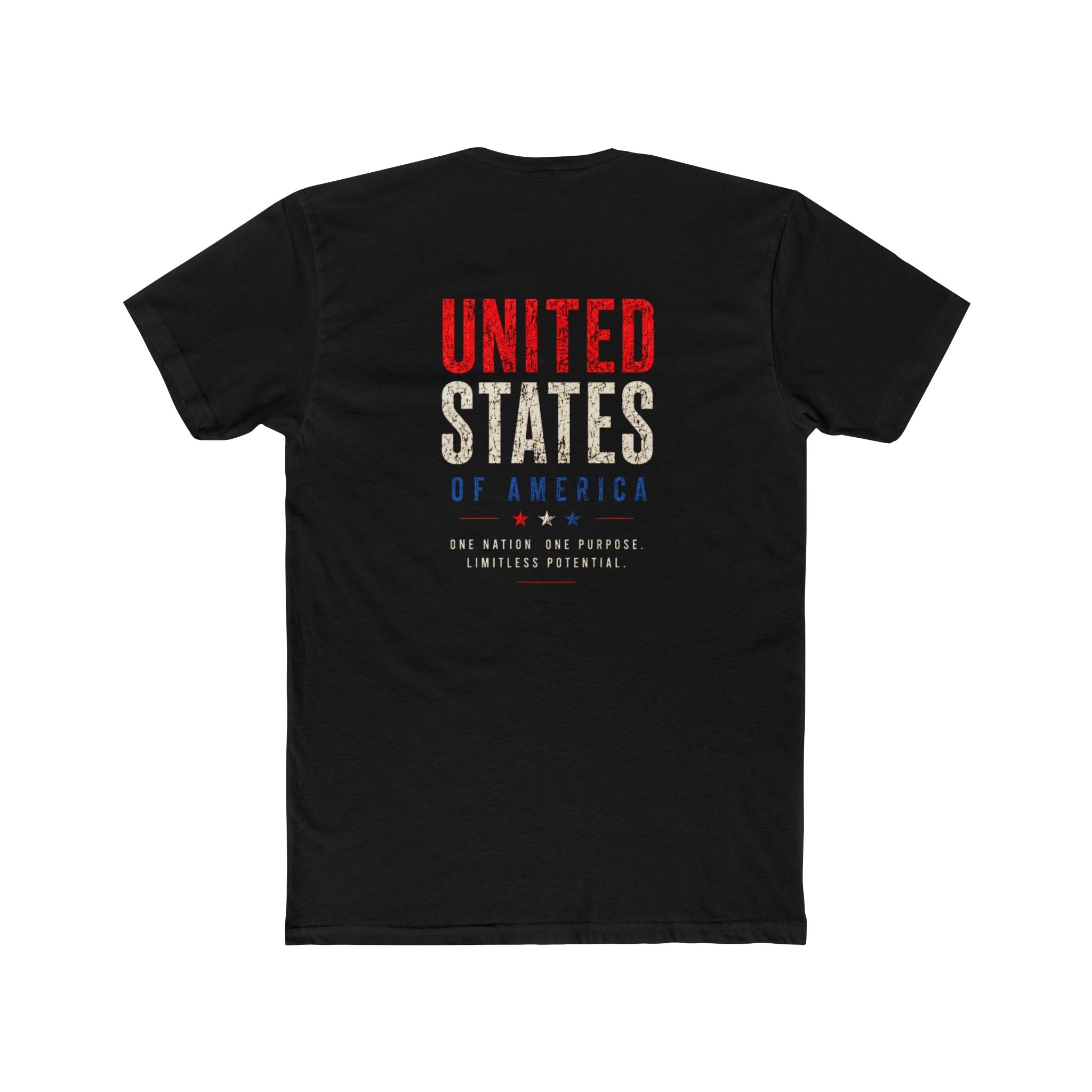 American Energy Graphic T-Shirt | Patriotic 4th of July Tee | Red White Blue Statement Shirt by Relatable Designs