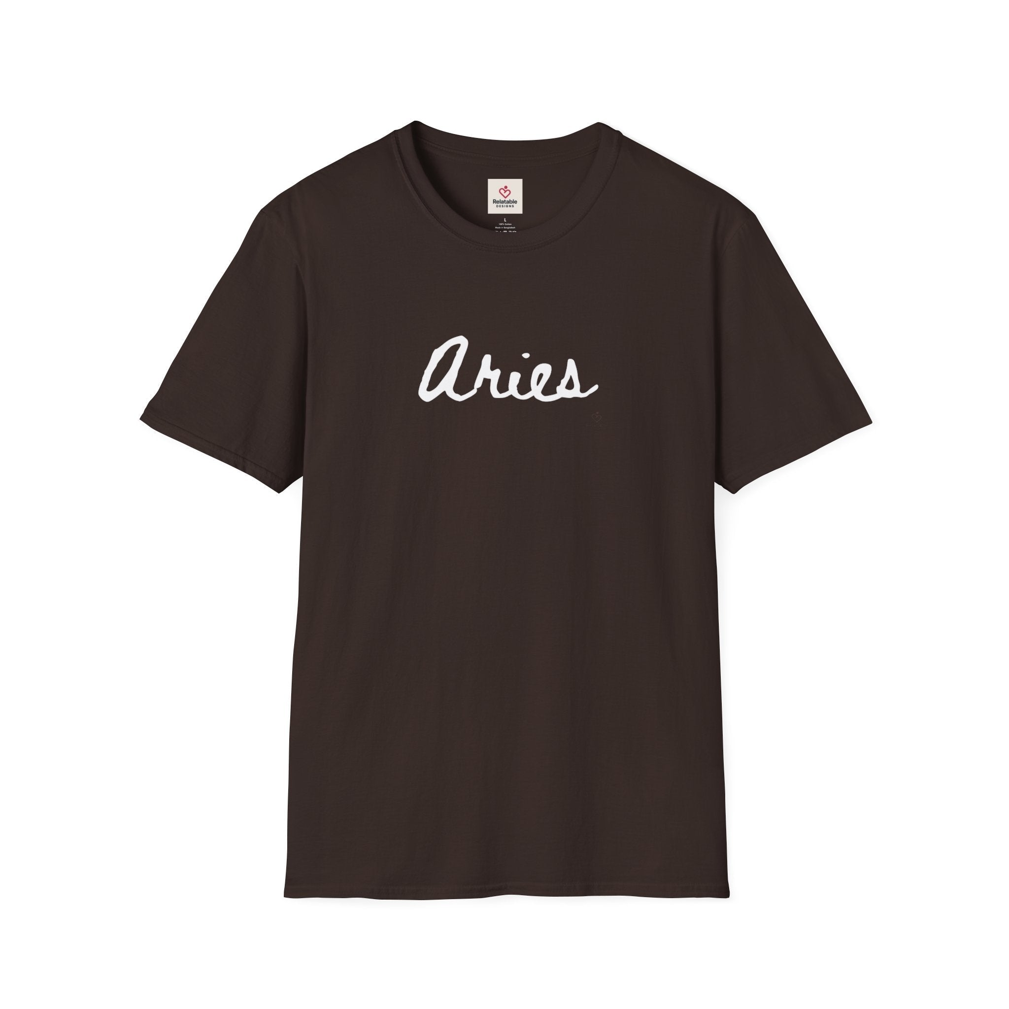 Aries Unisex Heavy Cotton Tee by Relatable Designs by Relatable Designs