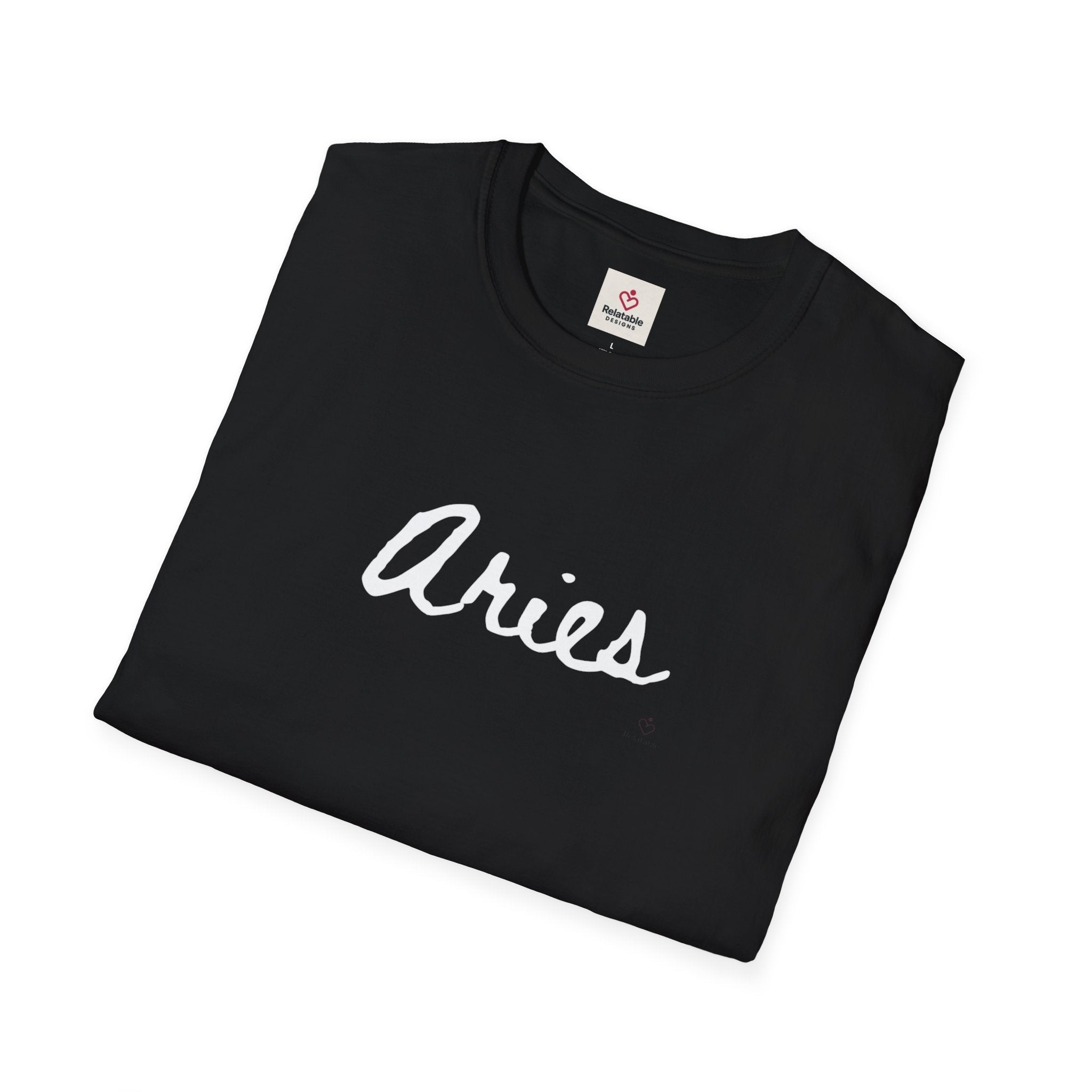 Aries Unisex Heavy Cotton Tee by Relatable Designs by Relatable Designs