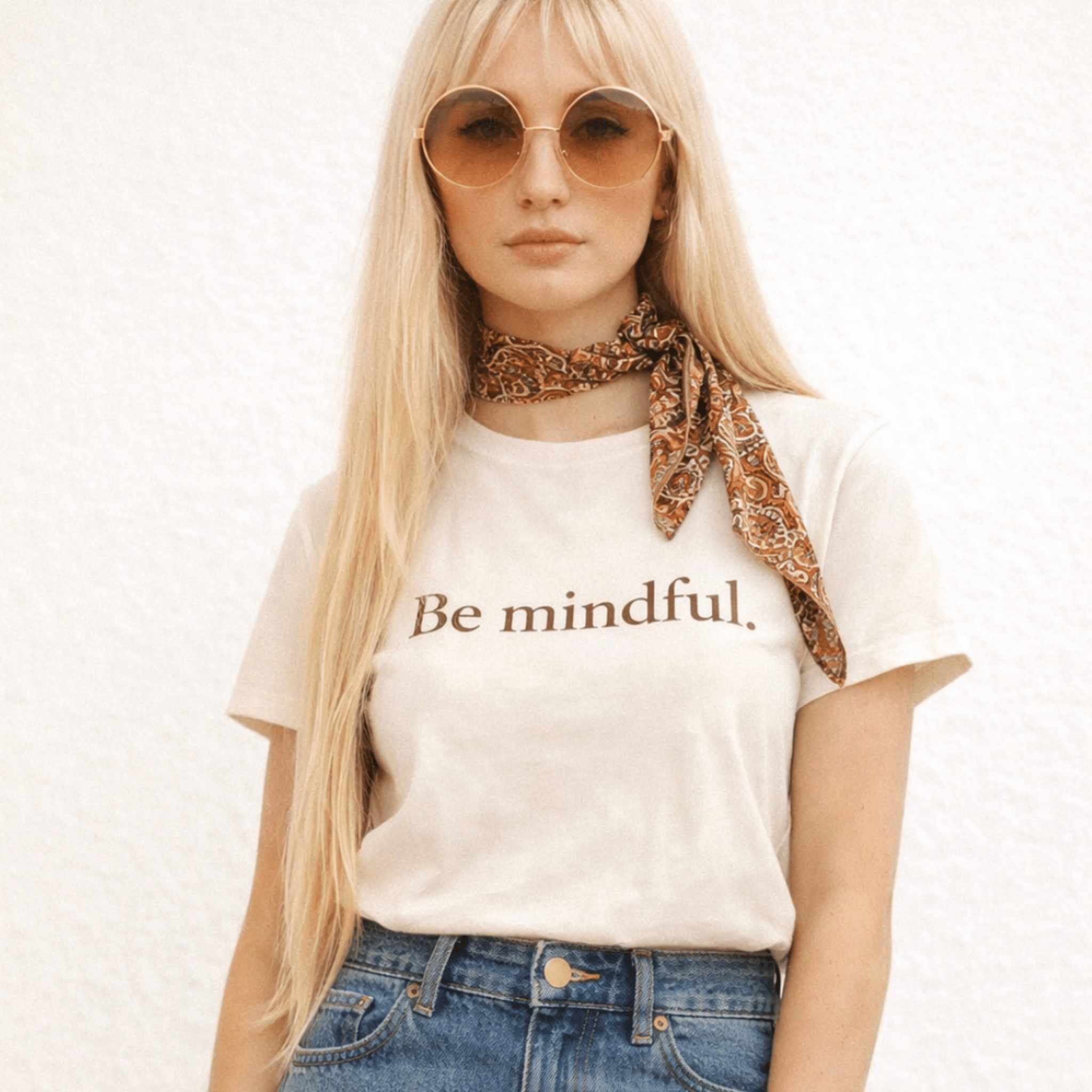 Be Mindful Climate Awareness T-Shirt | Eco Conscious Graphic Tee | Handle With Care Earth Shirt | Minimalist Statement Tee by Relatable Designs