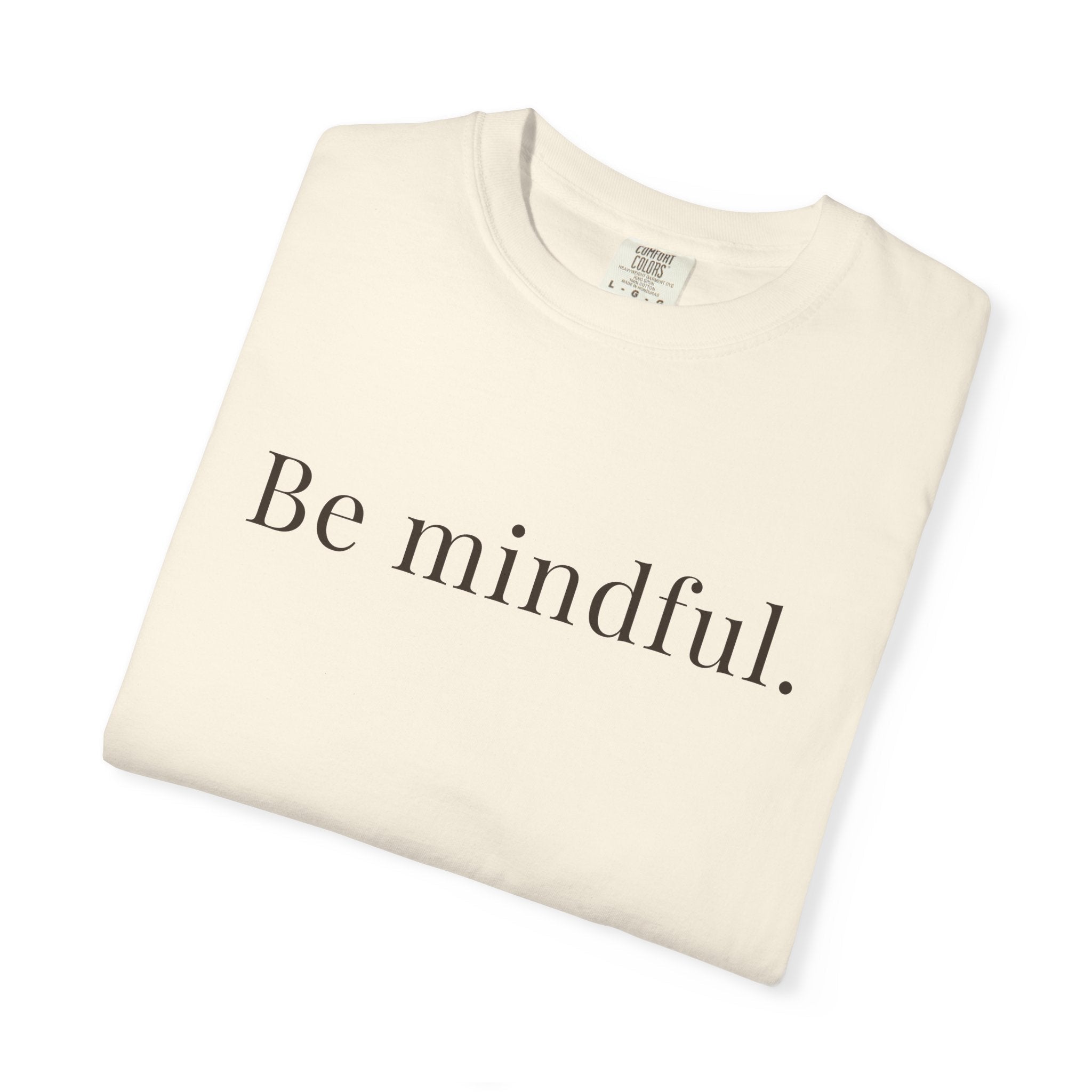 Be Mindful Climate Awareness T-Shirt | Eco Conscious Graphic Tee | Handle With Care Earth Shirt | Minimalist Statement Tee by Relatable Designs