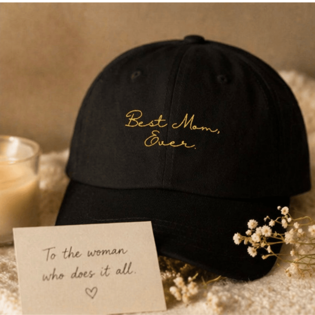"Best Mom Ever" Classic Cap – Embroidered Mother's Day Baseball Hat by Relatable Designs