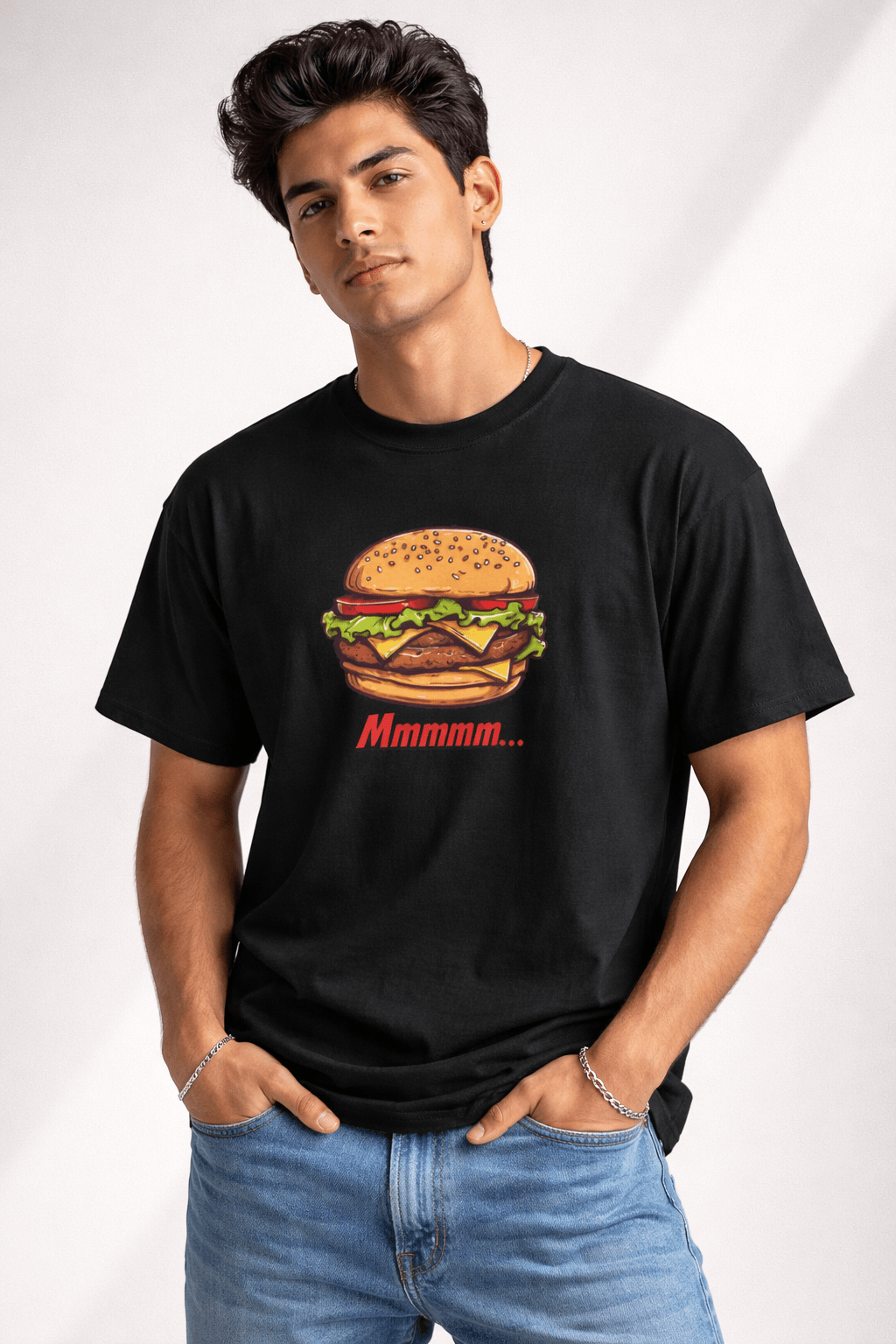 Burger Graphic Tee — Funny Food Shirt That Starts Conversations by Relatable Designs
