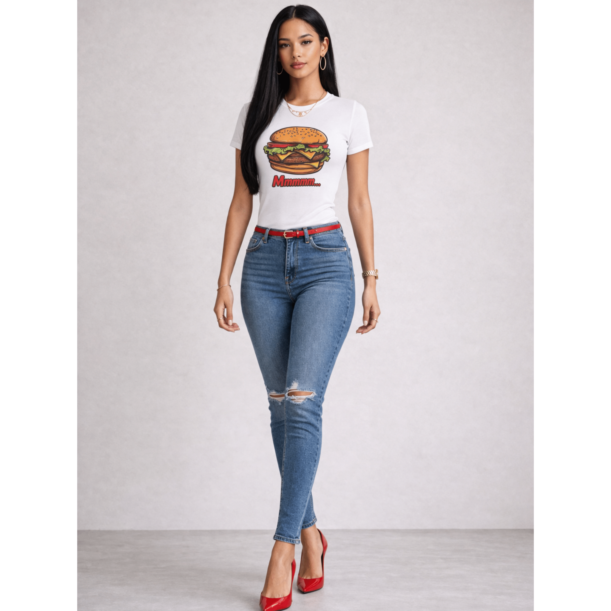 Burger Graphic Tee — Funny Food Shirt That Starts Conversations by Relatable Designs