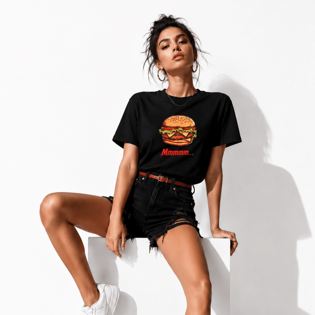Burger Graphic Tee — Funny Food Shirt That Starts Conversations by Relatable Designs