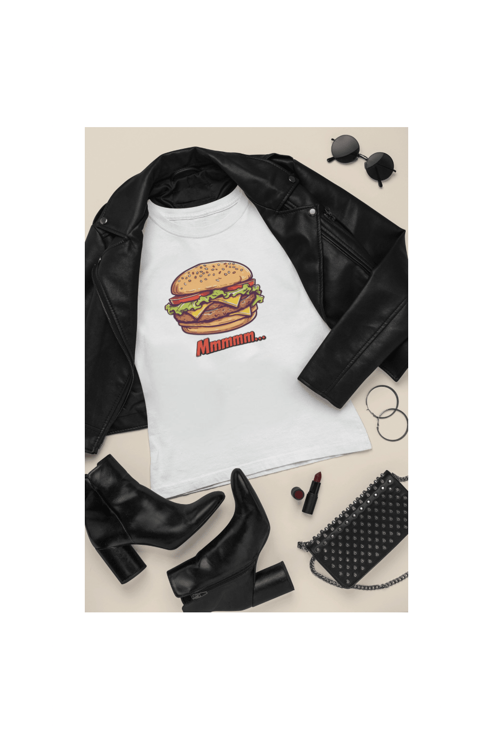 Burger Graphic Tee — Funny Food Shirt That Starts Conversations by Relatable Designs