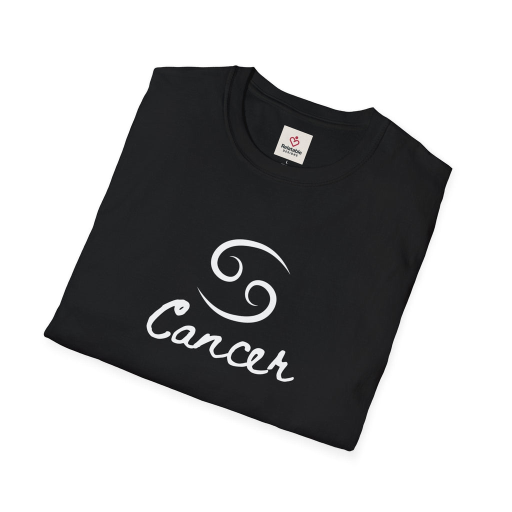 Cancer Softstyle Zodiac Graphic Tee | Relatable Designs by Relatable Designs
