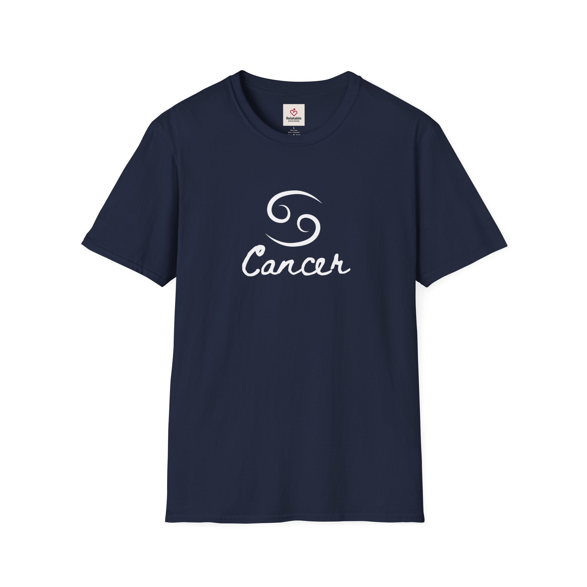 Cancer Softstyle Zodiac Graphic Tee | Relatable Designs by Relatable Designs