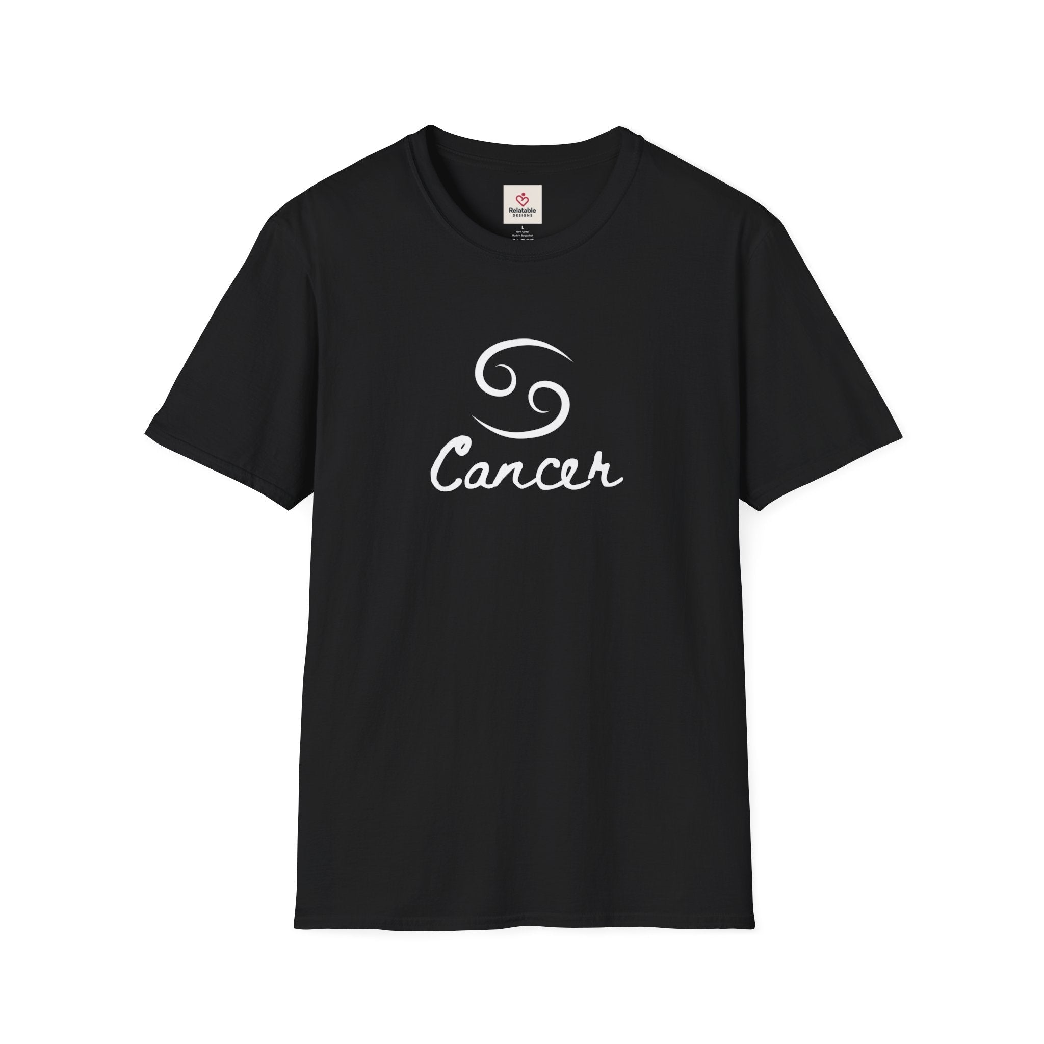 Cancer Softstyle Zodiac Graphic Tee | Relatable Designs by Relatable Designs
