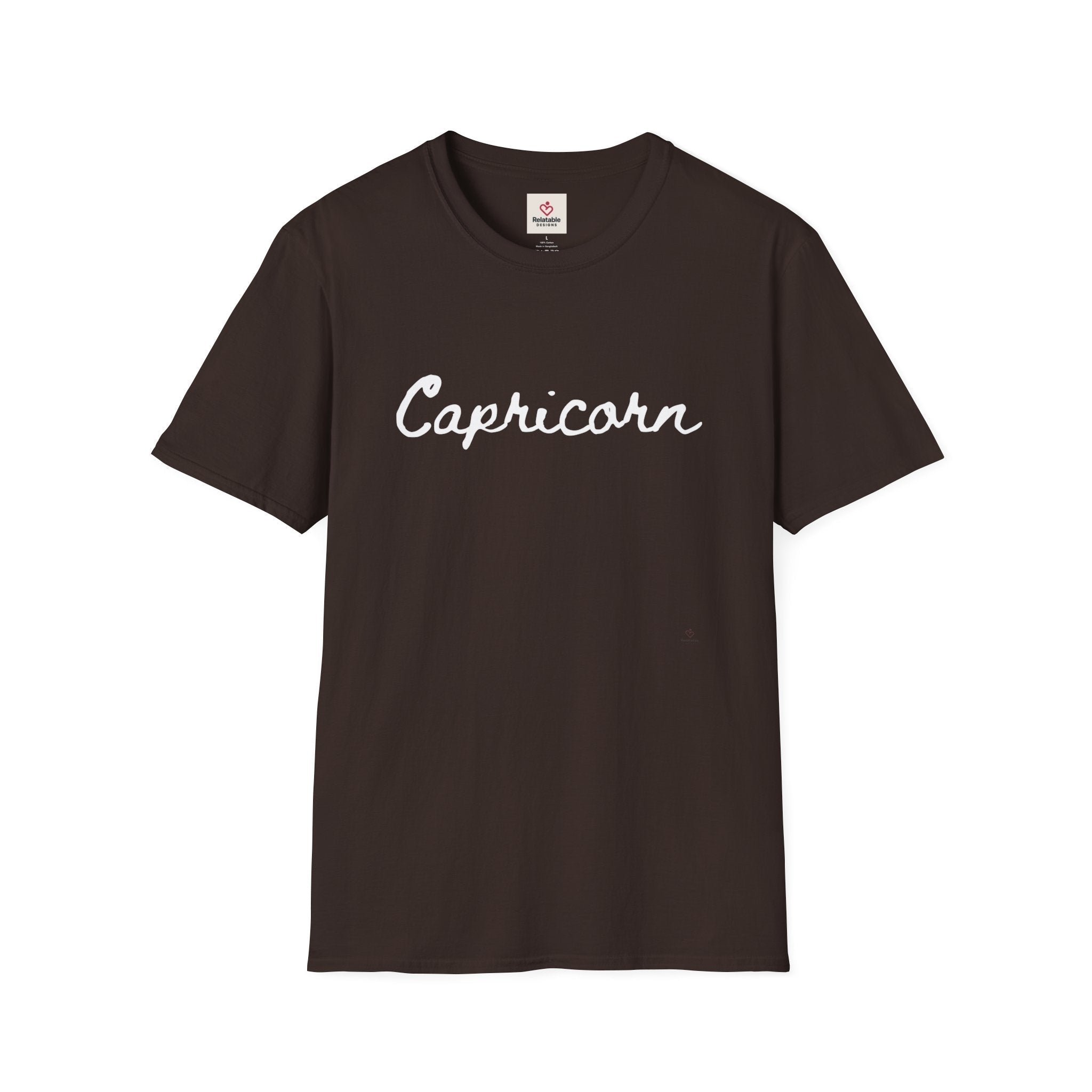 Capricorn Softstyle Zodiac Graphic Tee | Relatable Designs by Relatable Designs