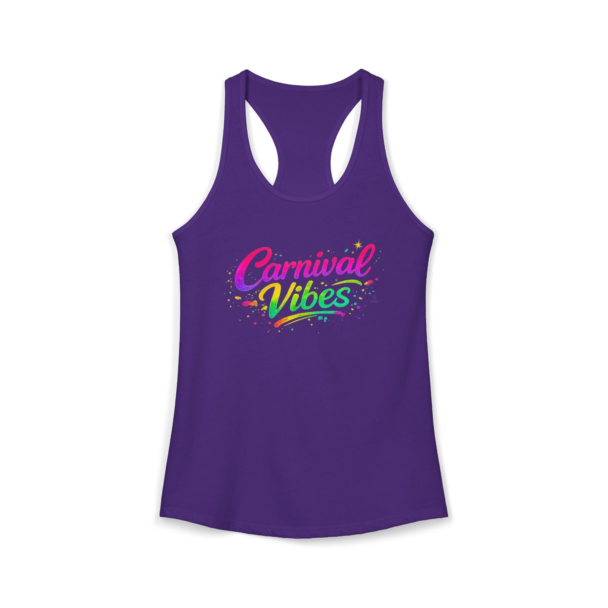 Carnival Vibes Racerback Tank – Festival Graphic Tank Top by Relatable Designs