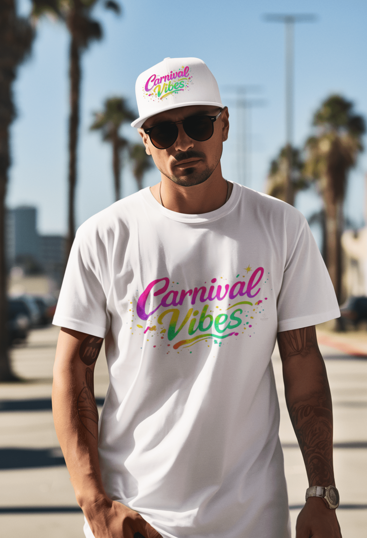 Carnival Vibes T-Shirt — Colorful Festival Graphic Tee | Unisex Streetwear Carnival Shirt by Relatable Designs