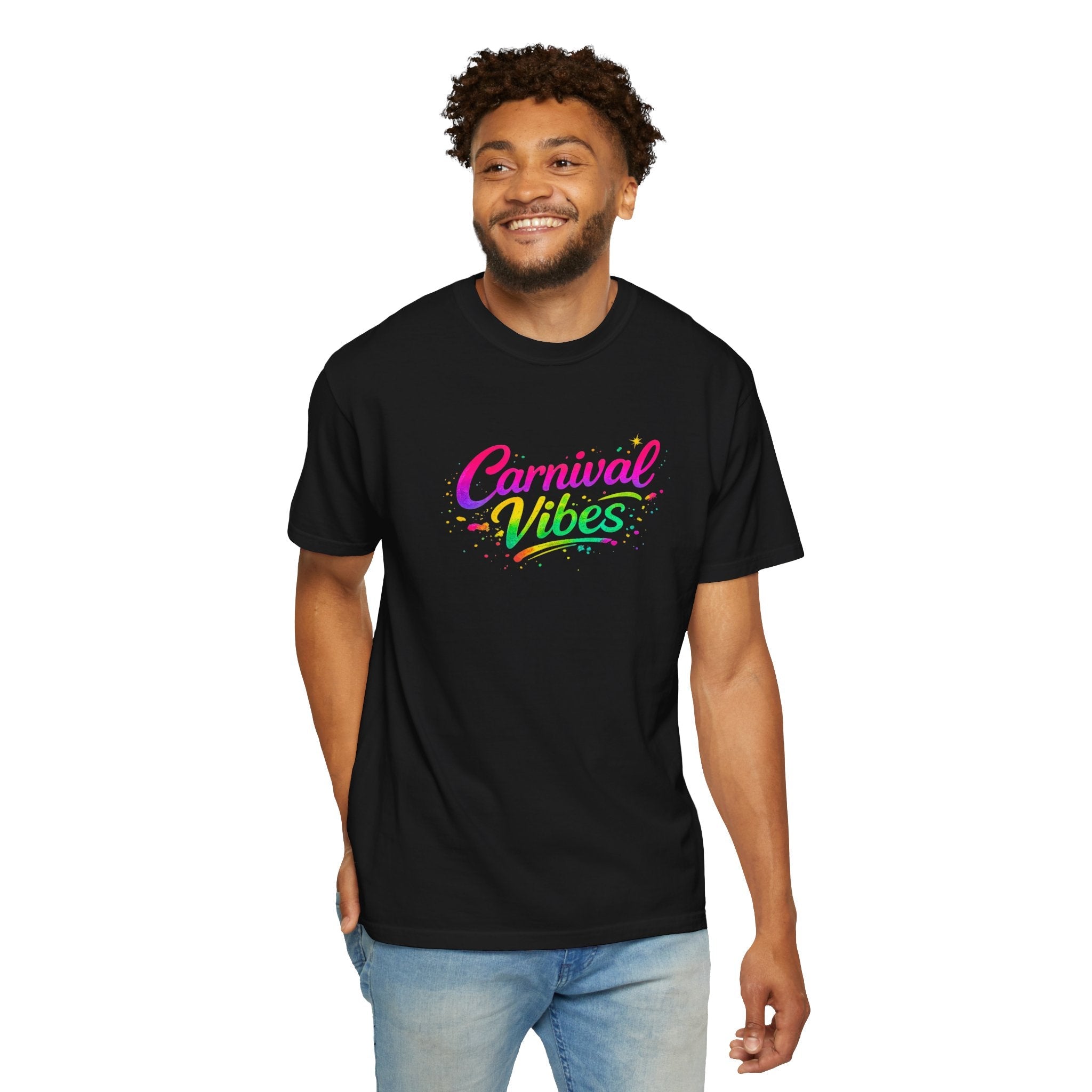 Carnival Vibes T-Shirt — Colorful Festival Graphic Tee | Unisex Streetwear Carnival Shirt by Relatable Designs