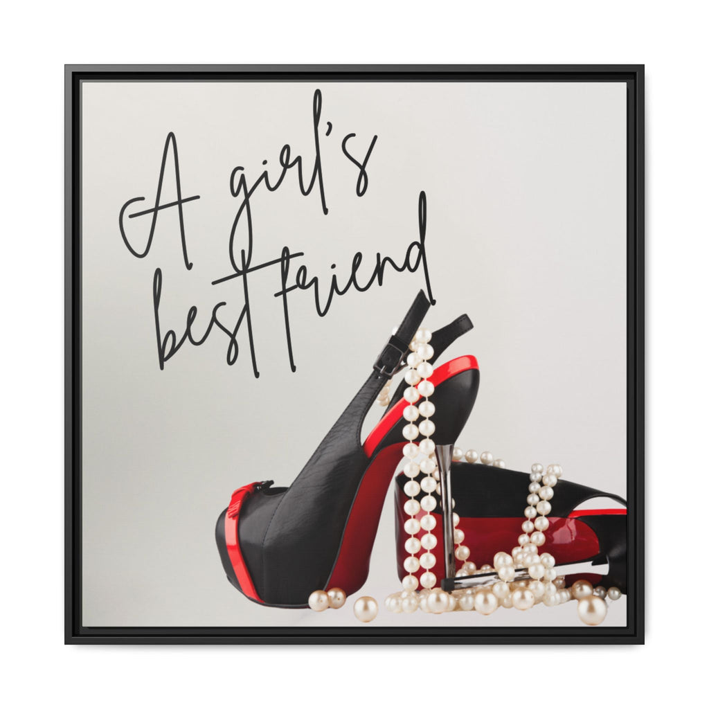Chic Fashion Wall Art - "Girls Best Friend" Stylish Home Decor by Relatable Designs