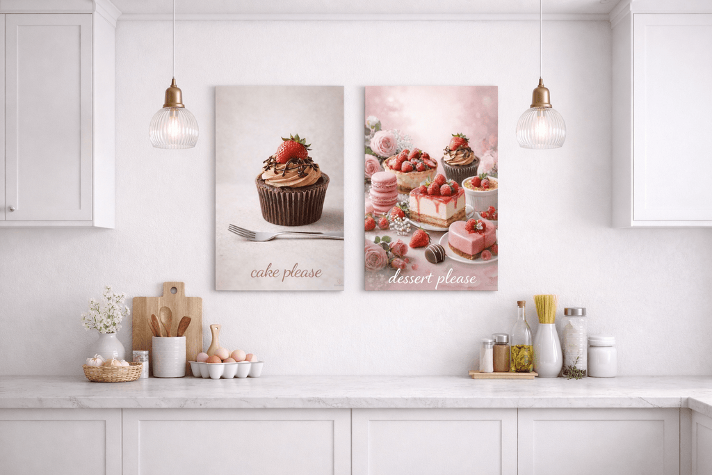 Dessert Please - Sweet Kitchen Wall Art That Speaks by Relatable Designs