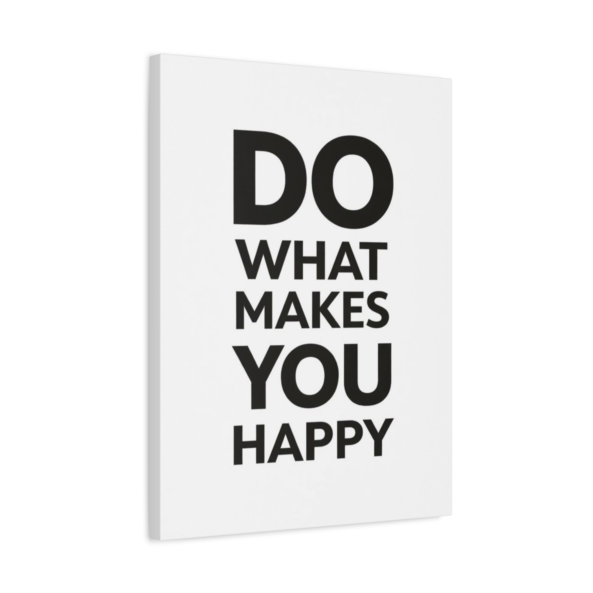 Do What Makes You Happy – Minimalist Motivational Wall Art (18x24) by Relatable Designs