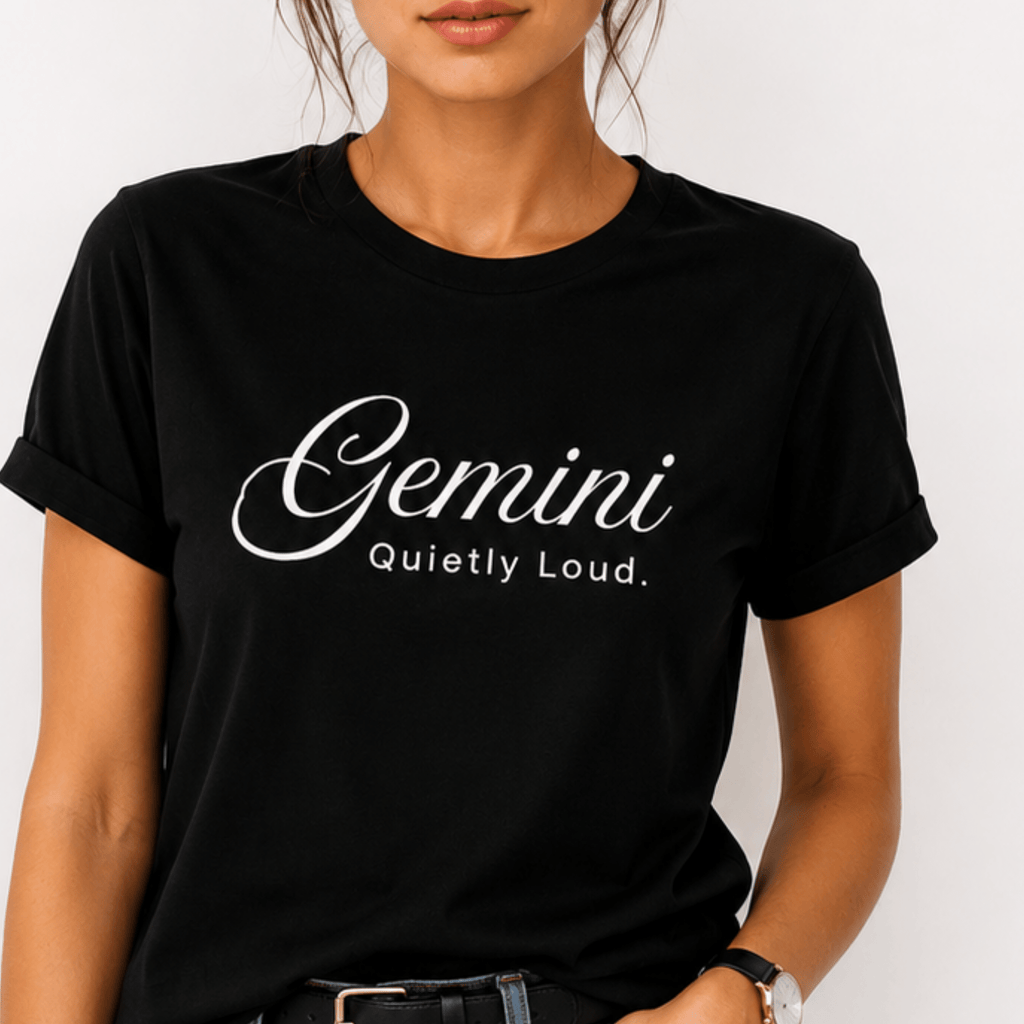 Gemini Zodiac T-Shirt — Astrological Sign Graphic Tee by Relatable Designs