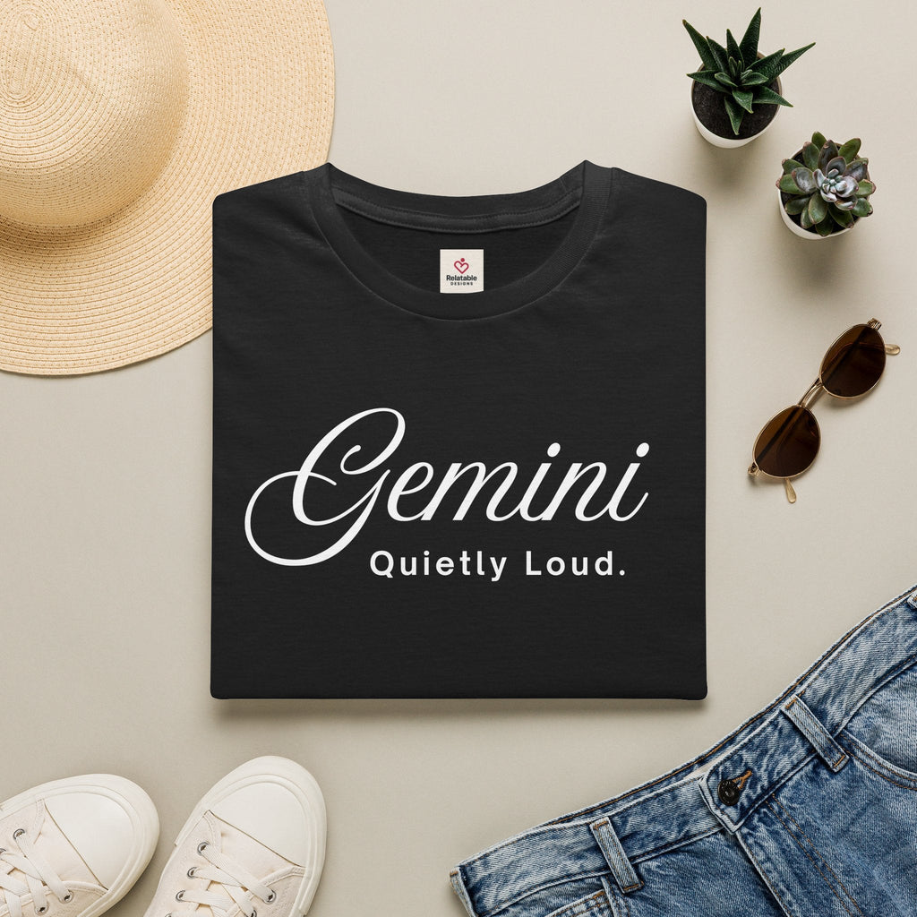 Gemini Zodiac T-Shirt — Astrological Sign Graphic Tee by Relatable Designs