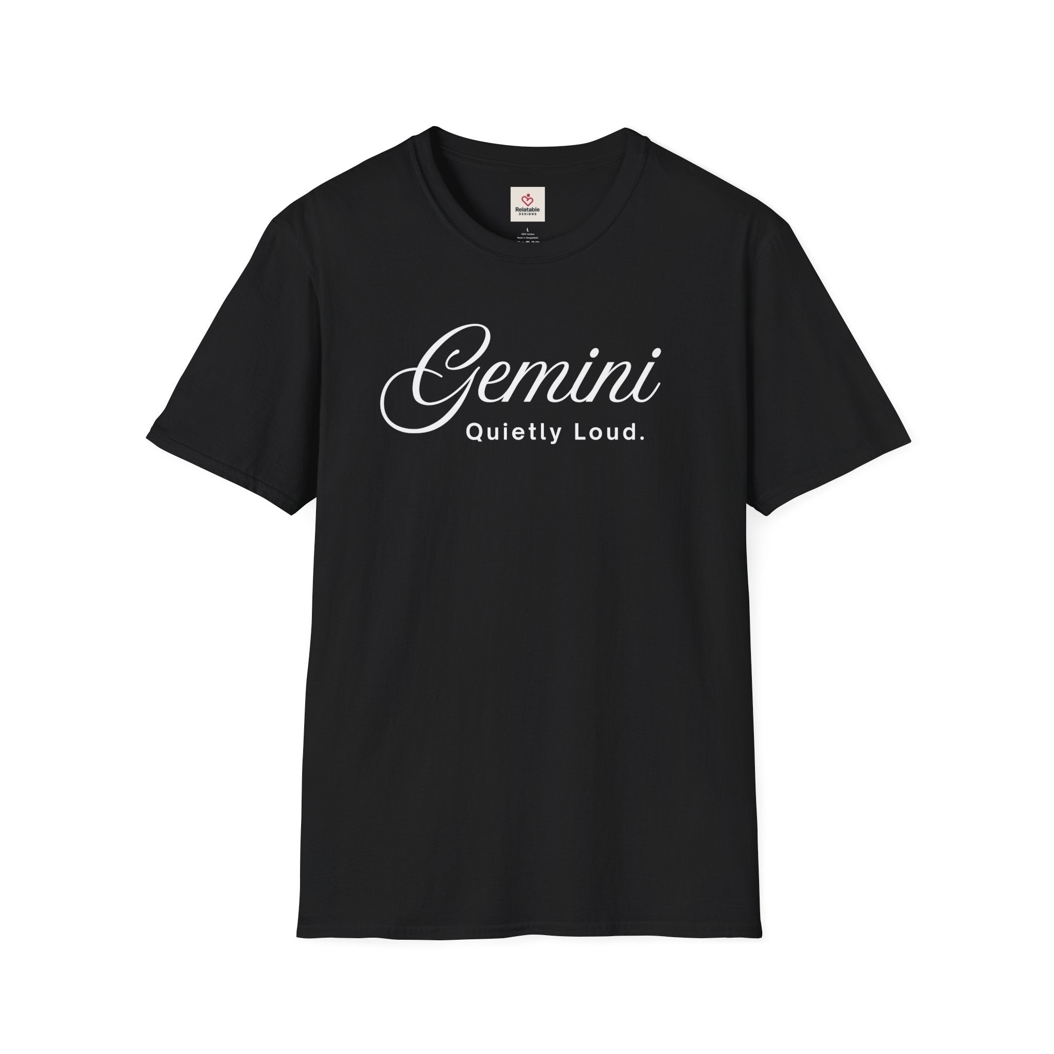 Gemini Zodiac T-Shirt — Astrological Sign Graphic Tee by Relatable Designs