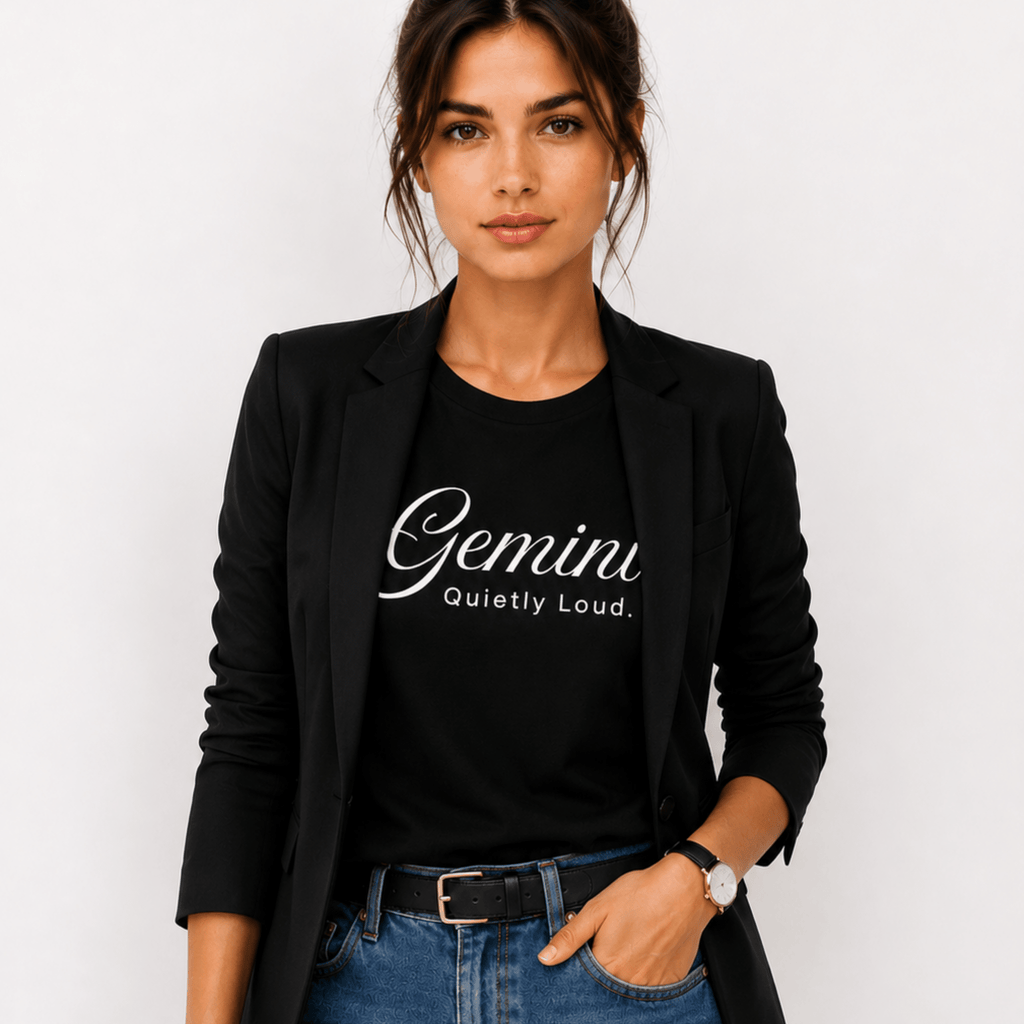 Gemini Zodiac T-Shirt — Astrological Sign Graphic Tee by Relatable Designs