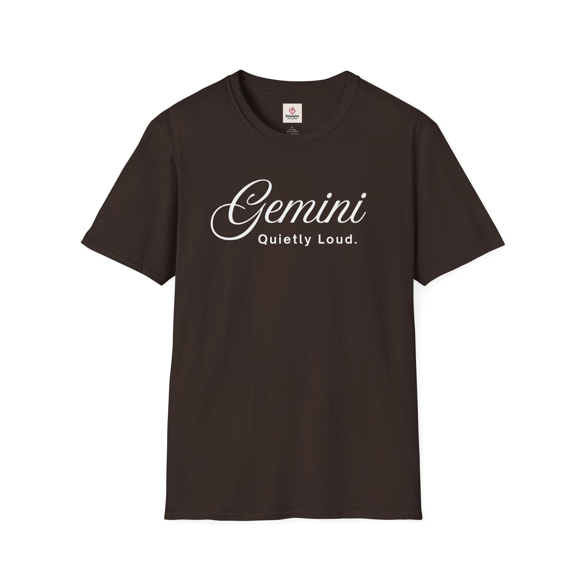 Gemini Zodiac T-Shirt — Astrological Sign Graphic Tee by Relatable Designs