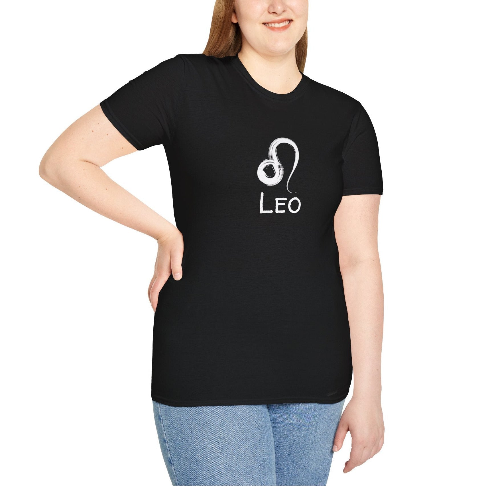 Leo Zodiac T‑Shirt — Softstyle Zodiac Graphic Tee | Relatable Designs by Relatable Designs