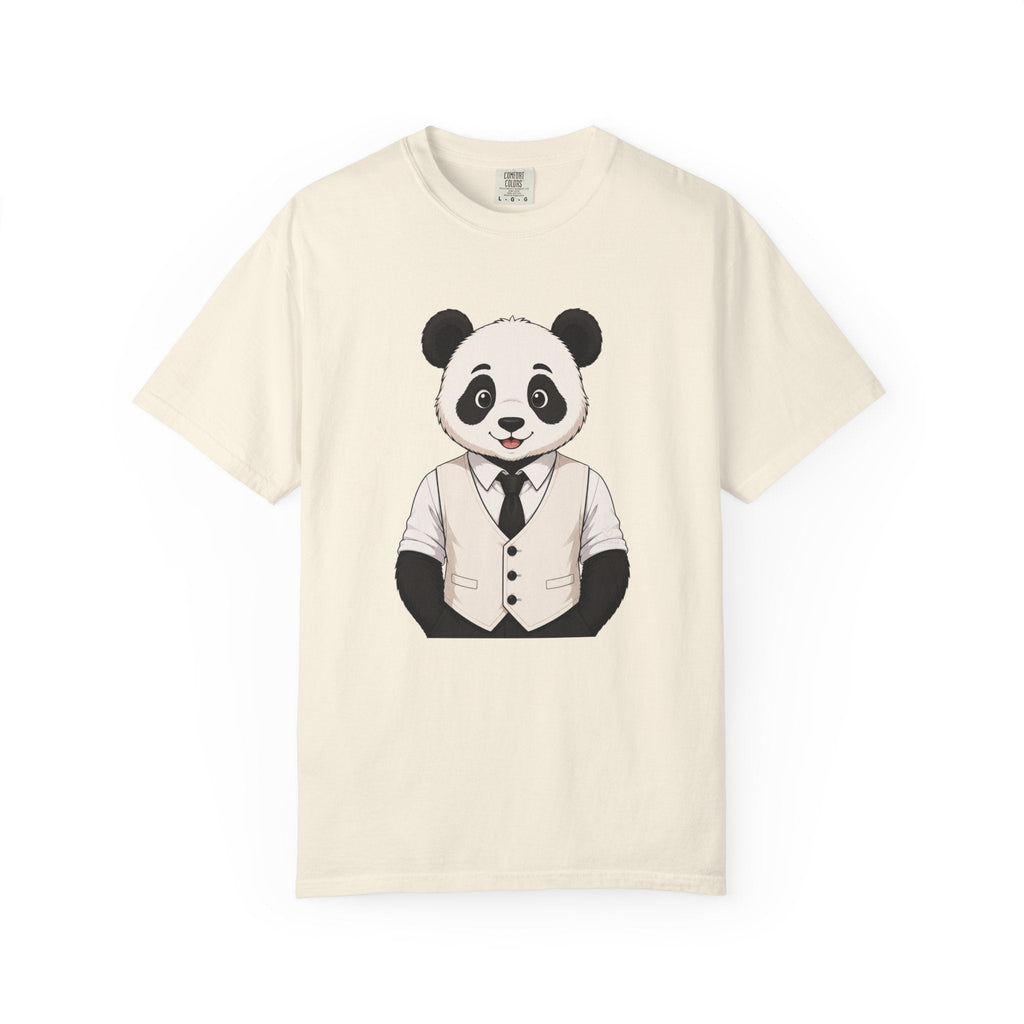 Panda Graphic T-Shirt | “Comfortable Being Me” Statement Tee | Cute Minimalist Animal Shirt for Women by Relatable Designs