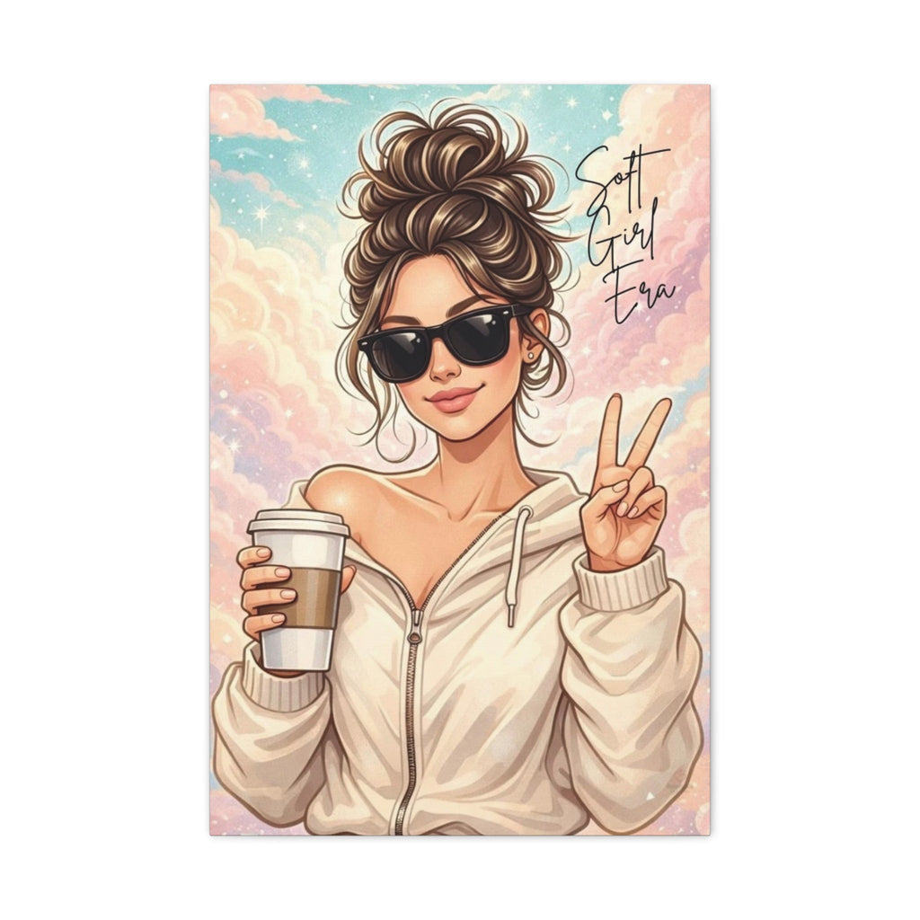 Peace & Coffee – Soft Girl Aesthetic Wall Art | Dreamy Youth Room Decor by Relatable Designs