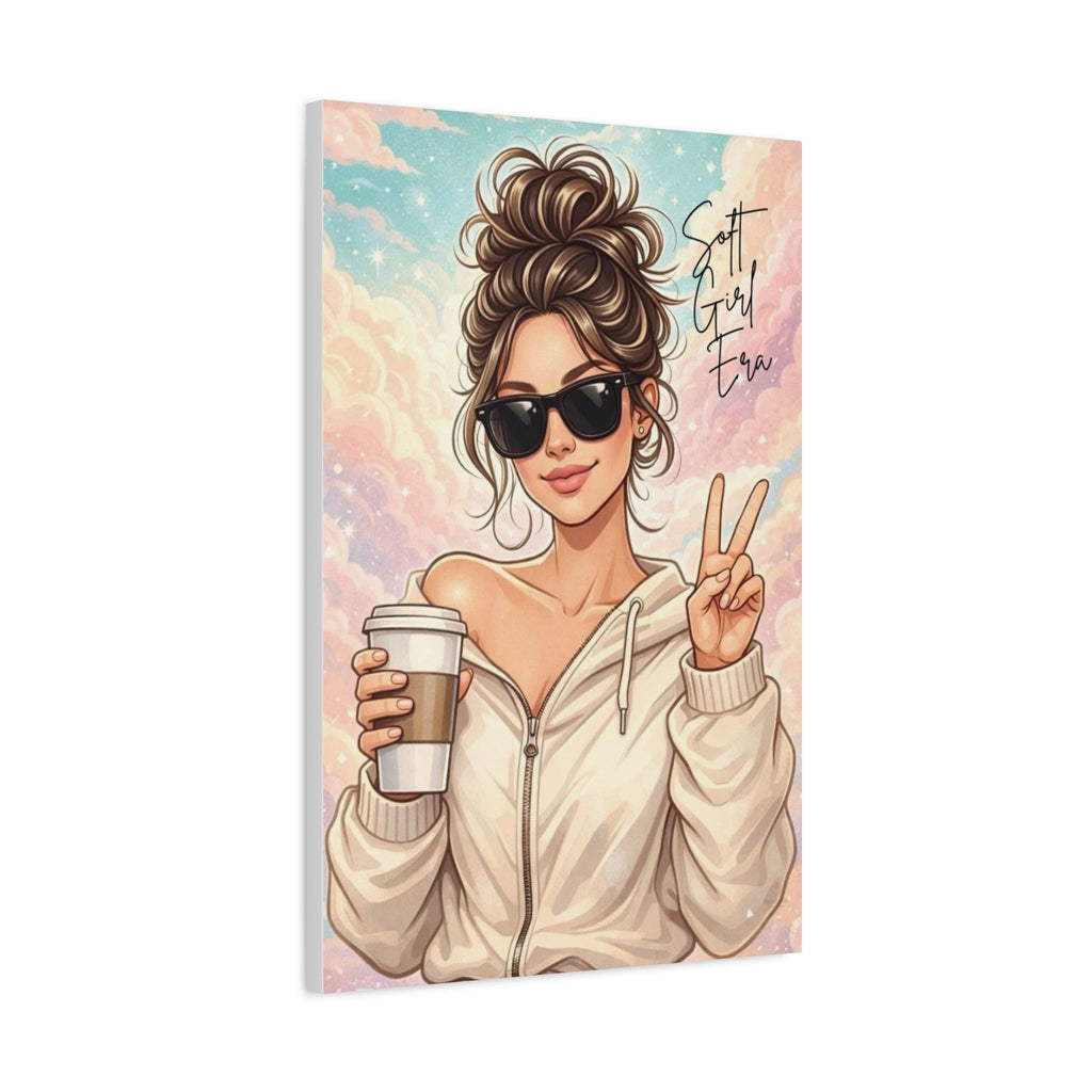 Peace & Coffee – Soft Girl Aesthetic Wall Art | Dreamy Youth Room Decor by Relatable Designs