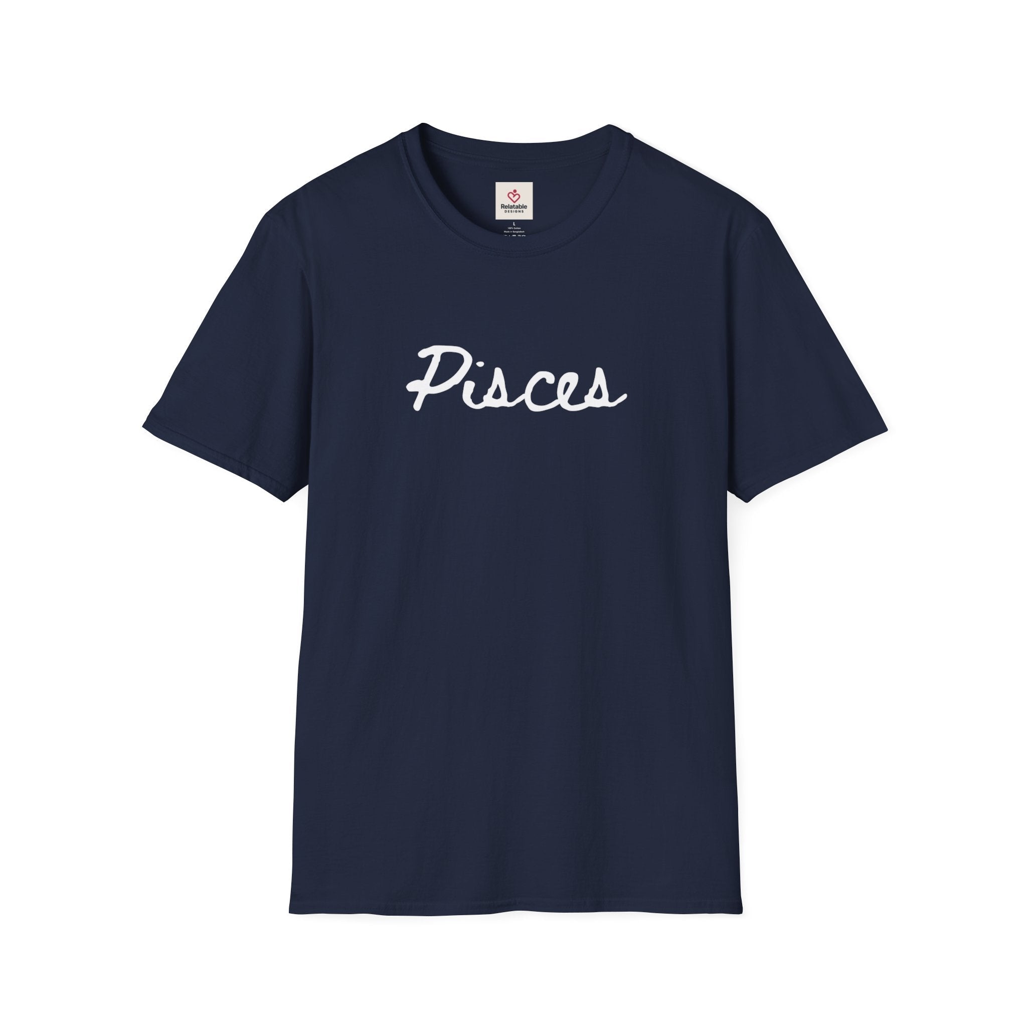 Pisces Softstyle Zodiac Graphic Tee | Relatable Designs by Relatable Designs