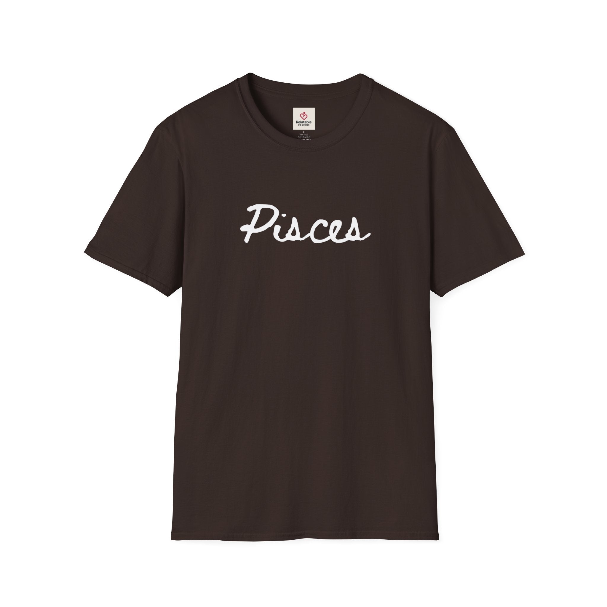 Pisces Softstyle Zodiac Graphic Tee | Relatable Designs by Relatable Designs