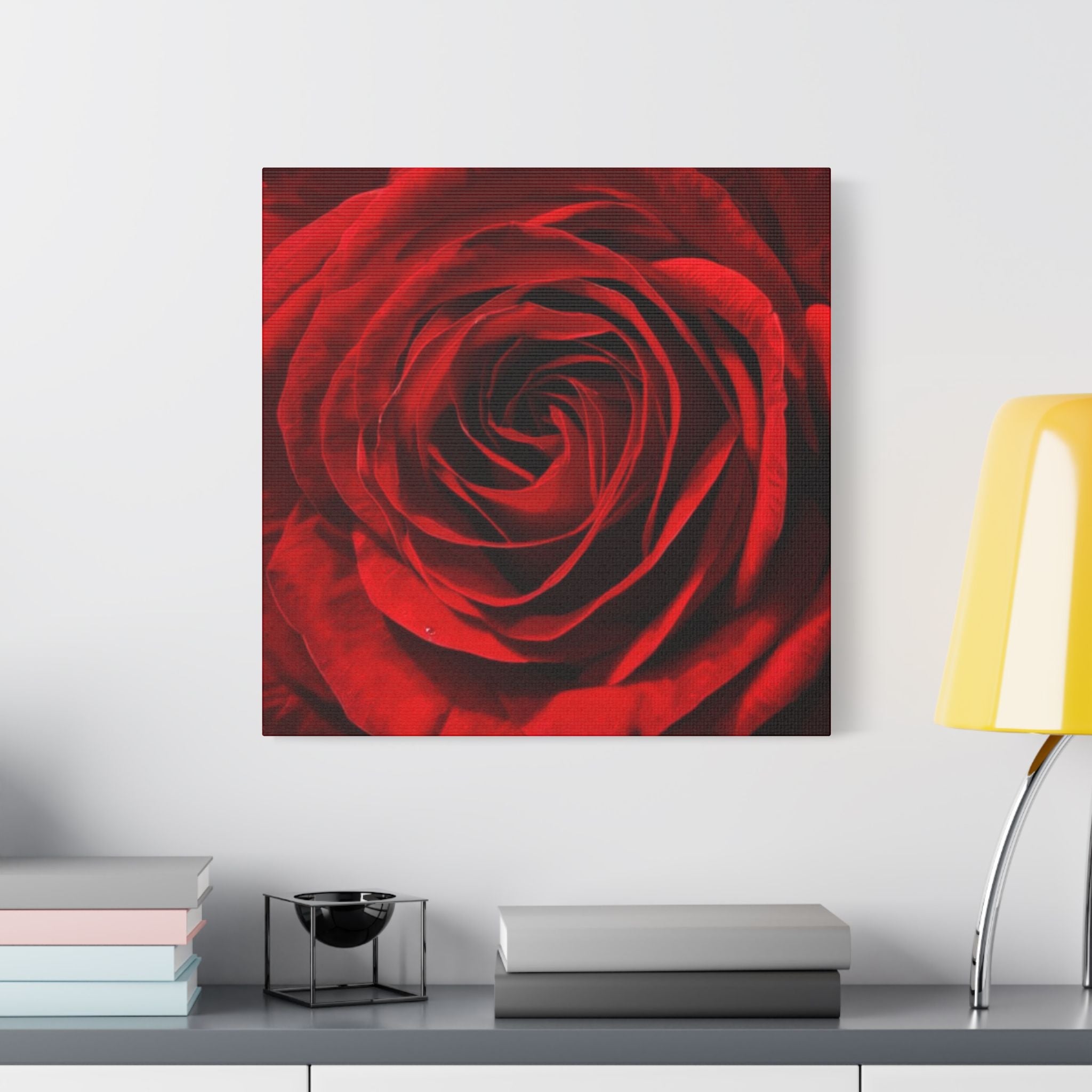 Roses Are Red - Red Rose Floral Wall Art by Relatable Designs