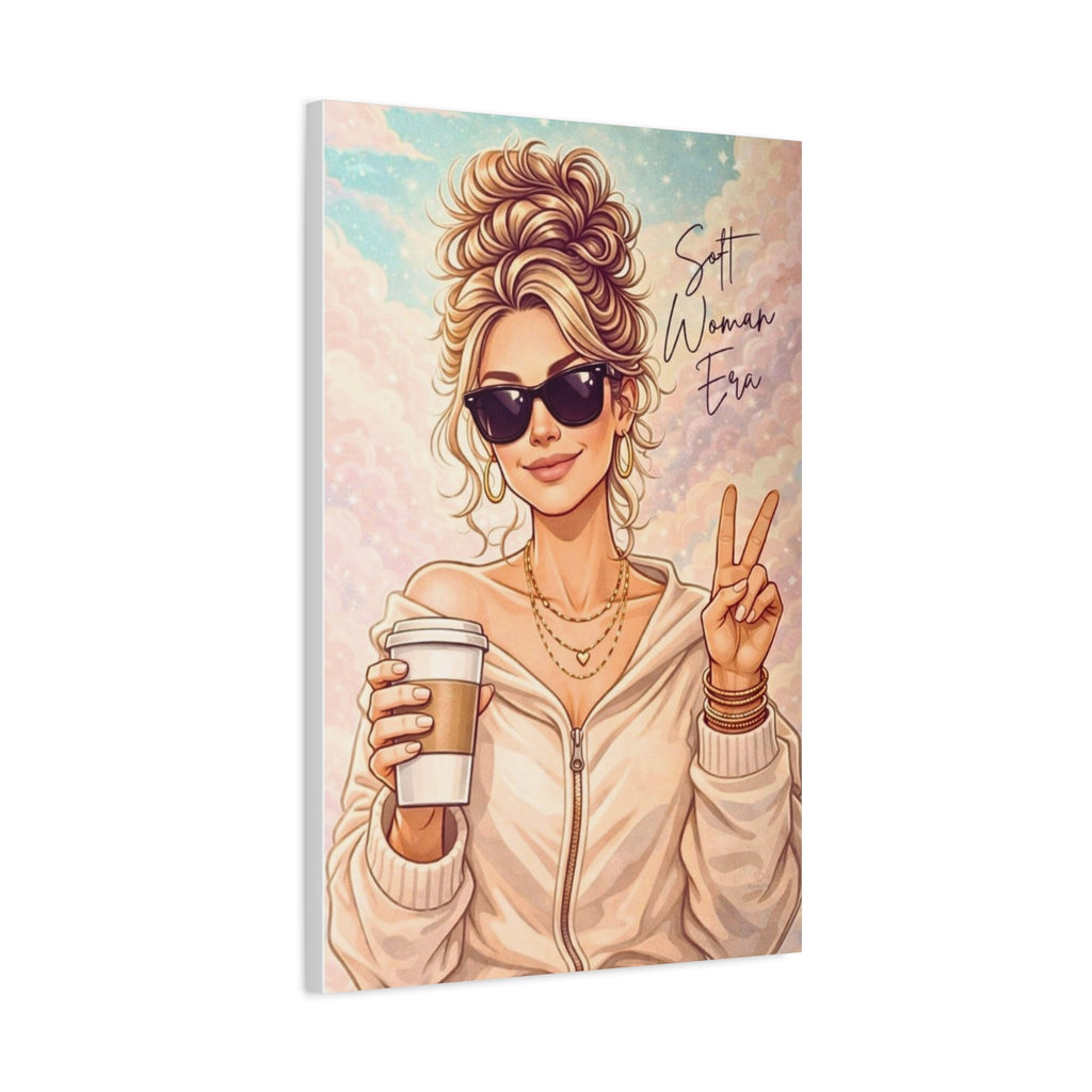 Soft Woman Era Wall Art (20x30) - Modern Feminine Strength & Self - Worth Artwork by Relatable Designs