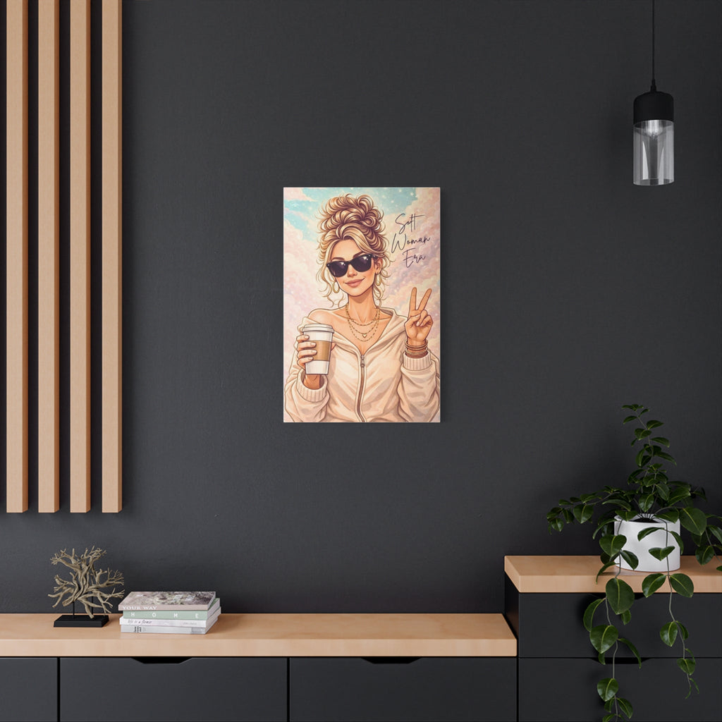 Soft Woman Era Wall Art (20x30) - Modern Feminine Strength & Self - Worth Artwork by Relatable Designs