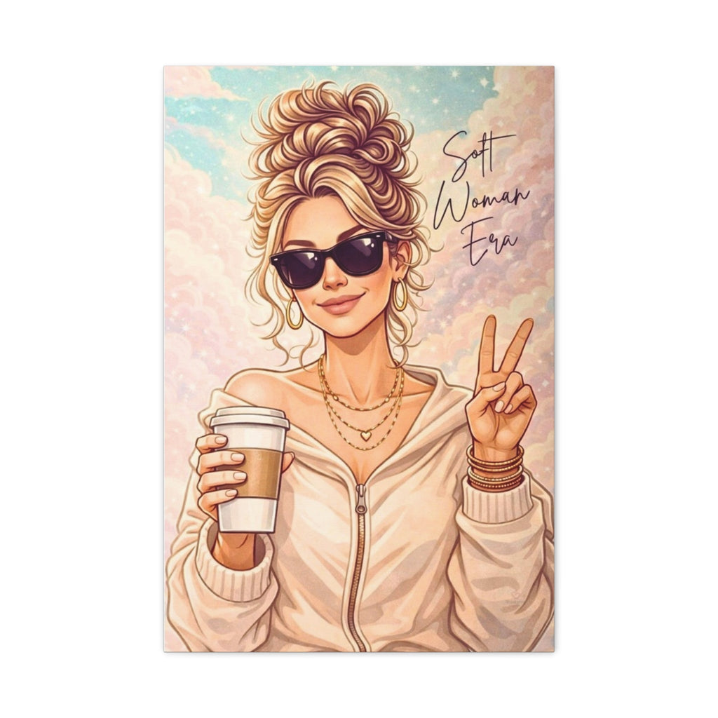 Soft Woman Era Wall Art (20x30) - Modern Feminine Strength & Self - Worth Artwork by Relatable Designs