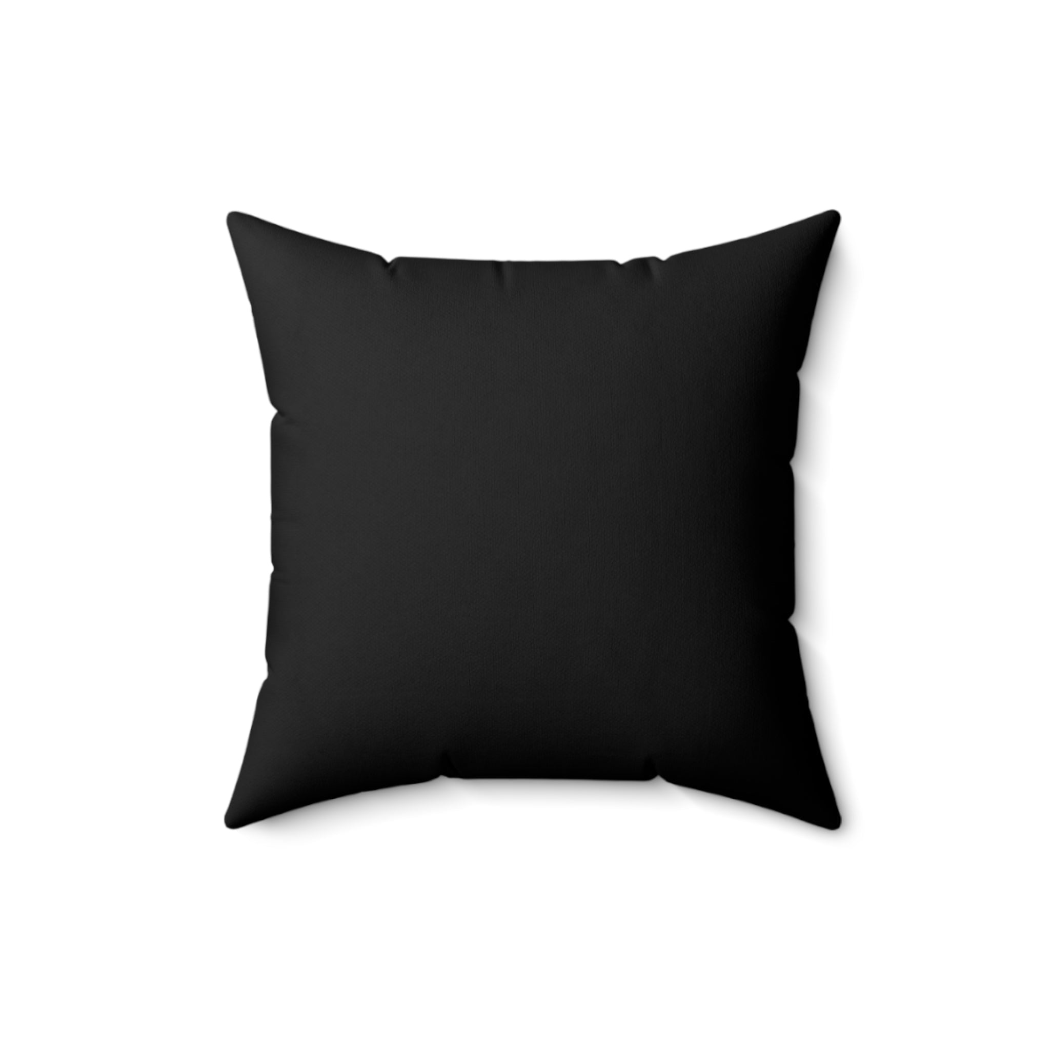 Black back pillow on a white background - Strong Luxury – Black & Gold Abstract Accent Pillow 