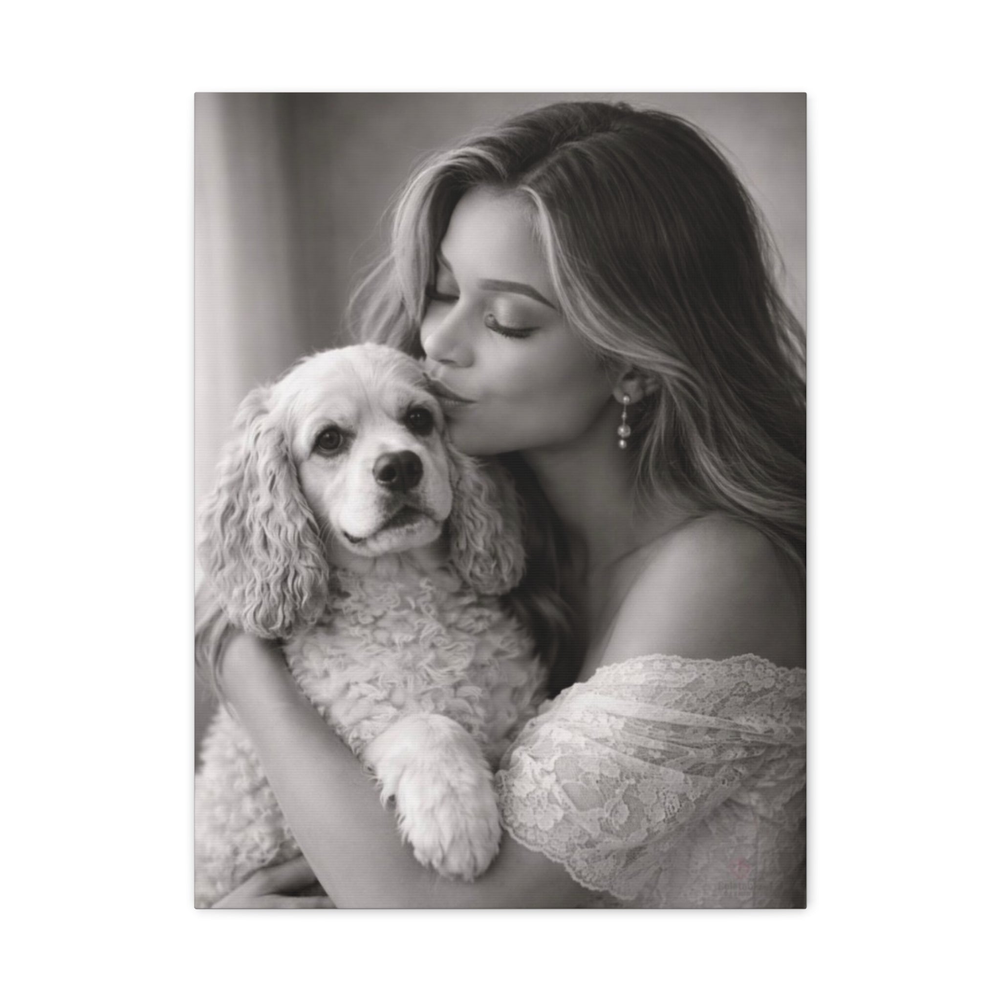 Tender – Black & White Wall Art Celebrating Gentle Love by Relatable Designs