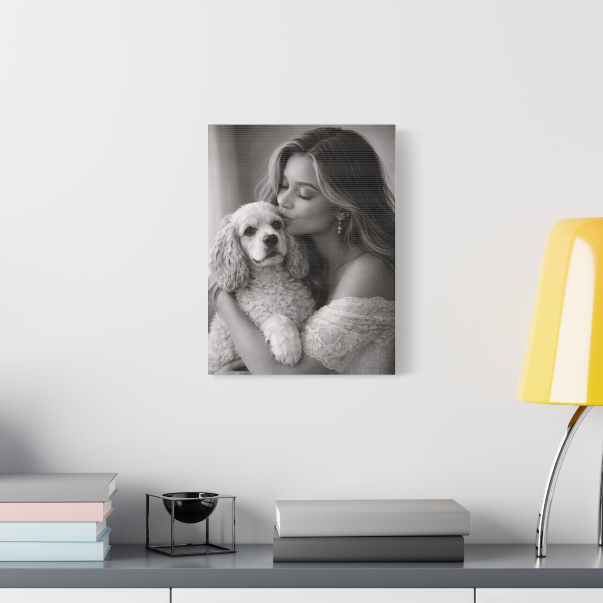 Tender – Black & White Wall Art Celebrating Gentle Love by Relatable Designs