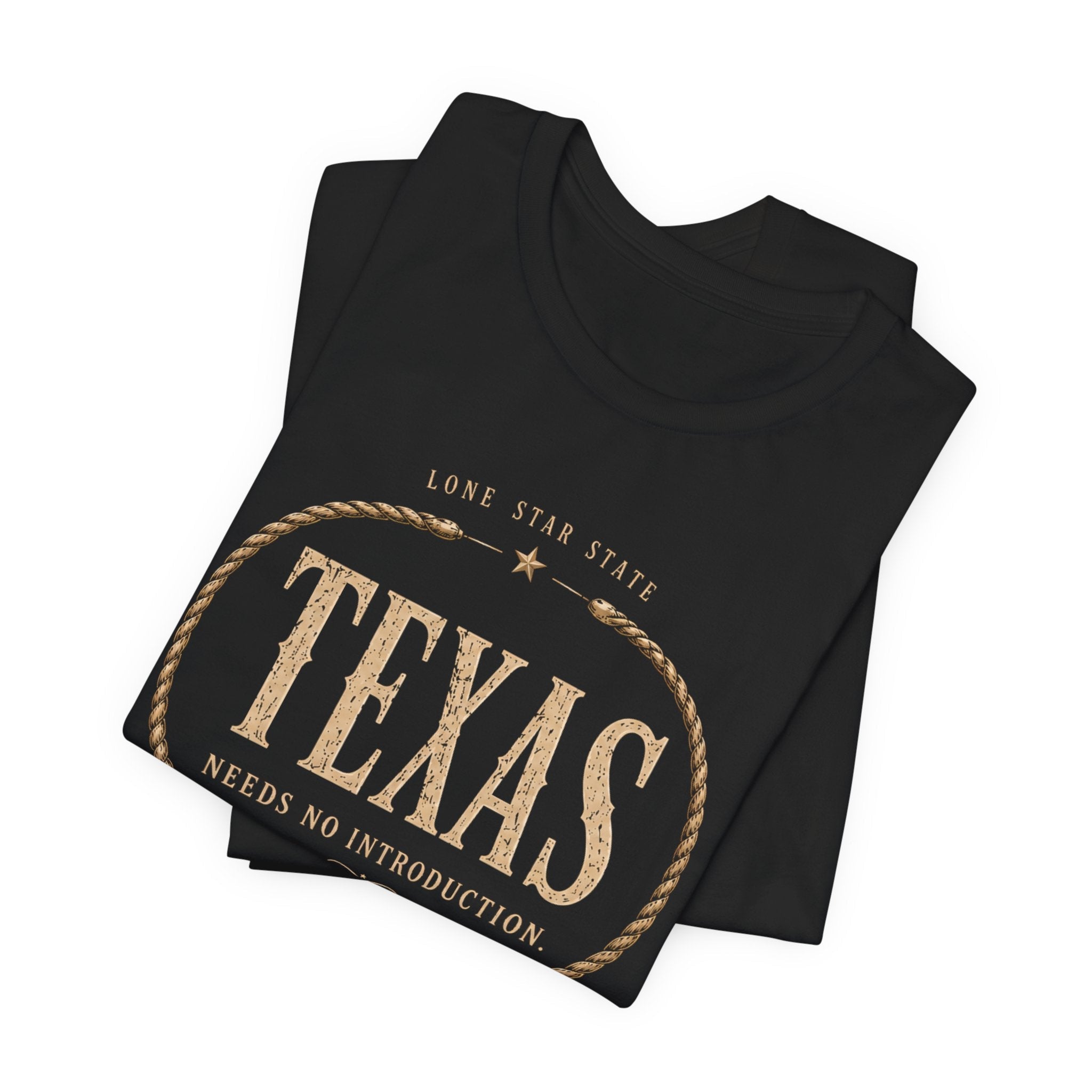 Texas Graphic T-Shirt | Lone Star State Vintage Tee – “Needs No Introduction” Western Style Shirt by Relatable Designs