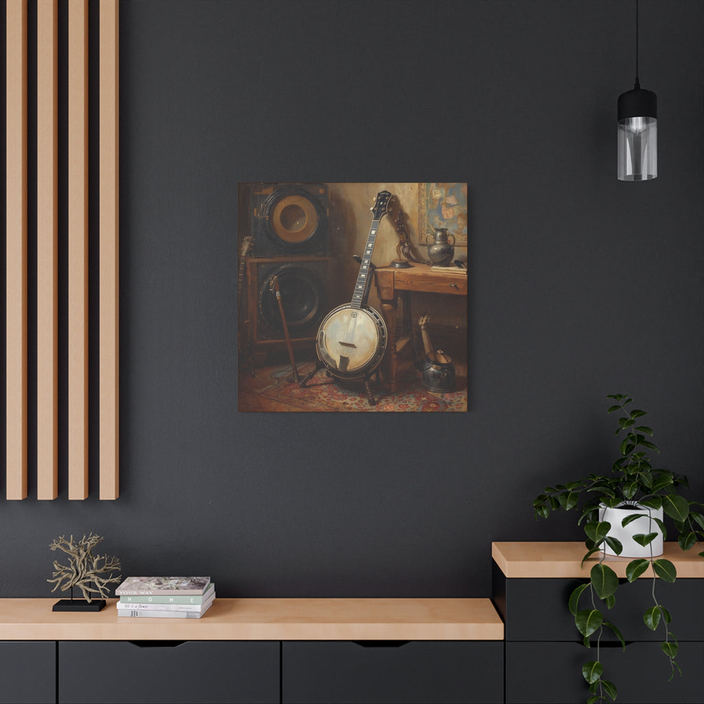 The Banjo's Roots - A Black American Musical Legacy | Vintage Wall Art by Relatable Designs