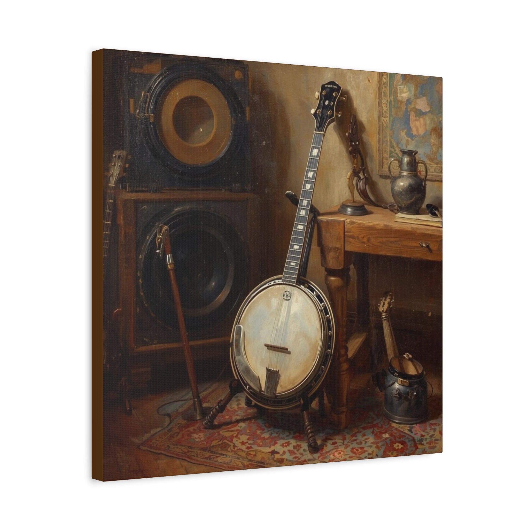 The Banjo's Roots - A Black American Musical Legacy | Vintage Wall Art by Relatable Designs