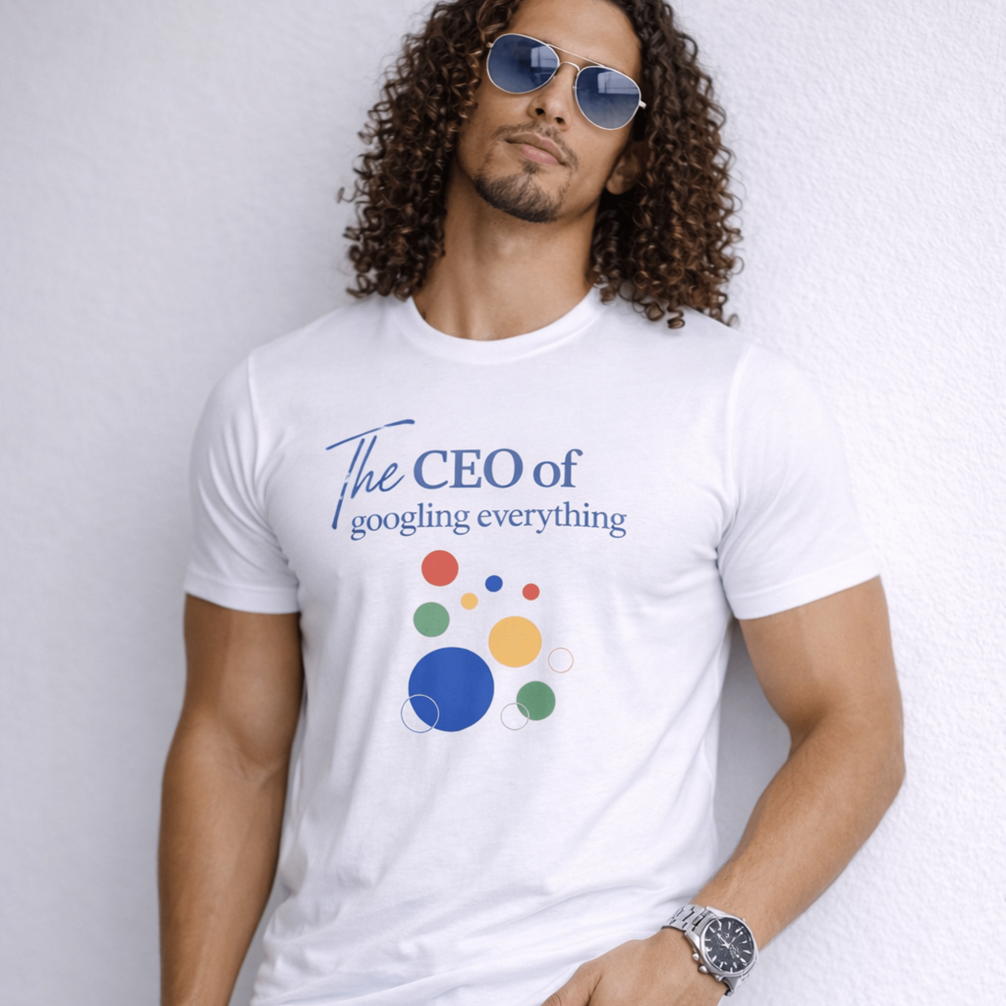 The CEO of googling everything T-Shirt — Funny Tech Humor T-shirt by Relatable Designs