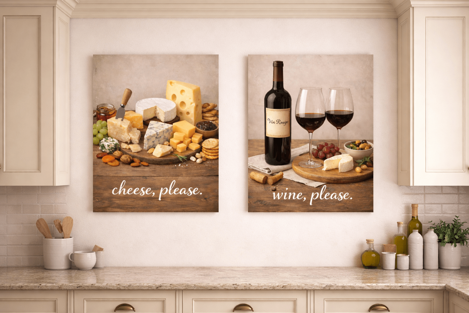Wine O'Clock Wall Art - A Toast to Life's Simple Pleasures by Relatable Designs