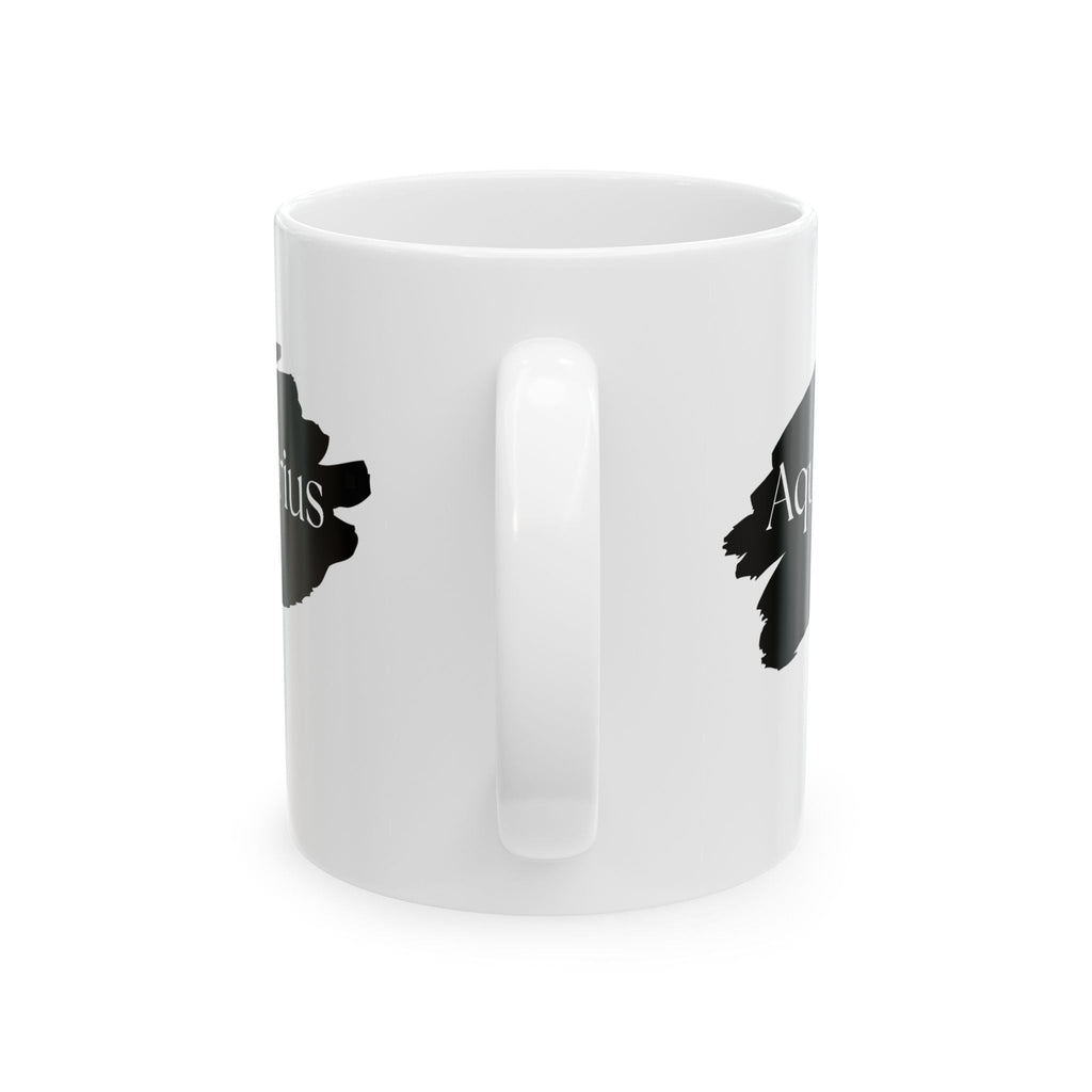 Zodiac Mug - Aquarius 'The Visionary' White Ceramic Cup - Innovative Astrology Gift by Relatable Designs by Relatable Designs