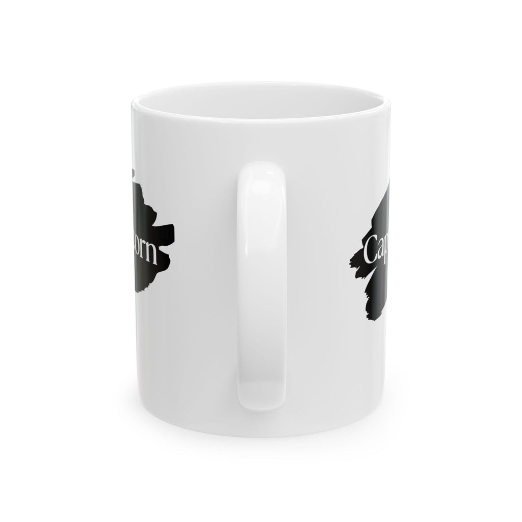 Zodiac Mug - Capricorn The Achiever White Ceramic Cup - Ambitious Astrology Gift by Relatable Designs by Relatable Designs