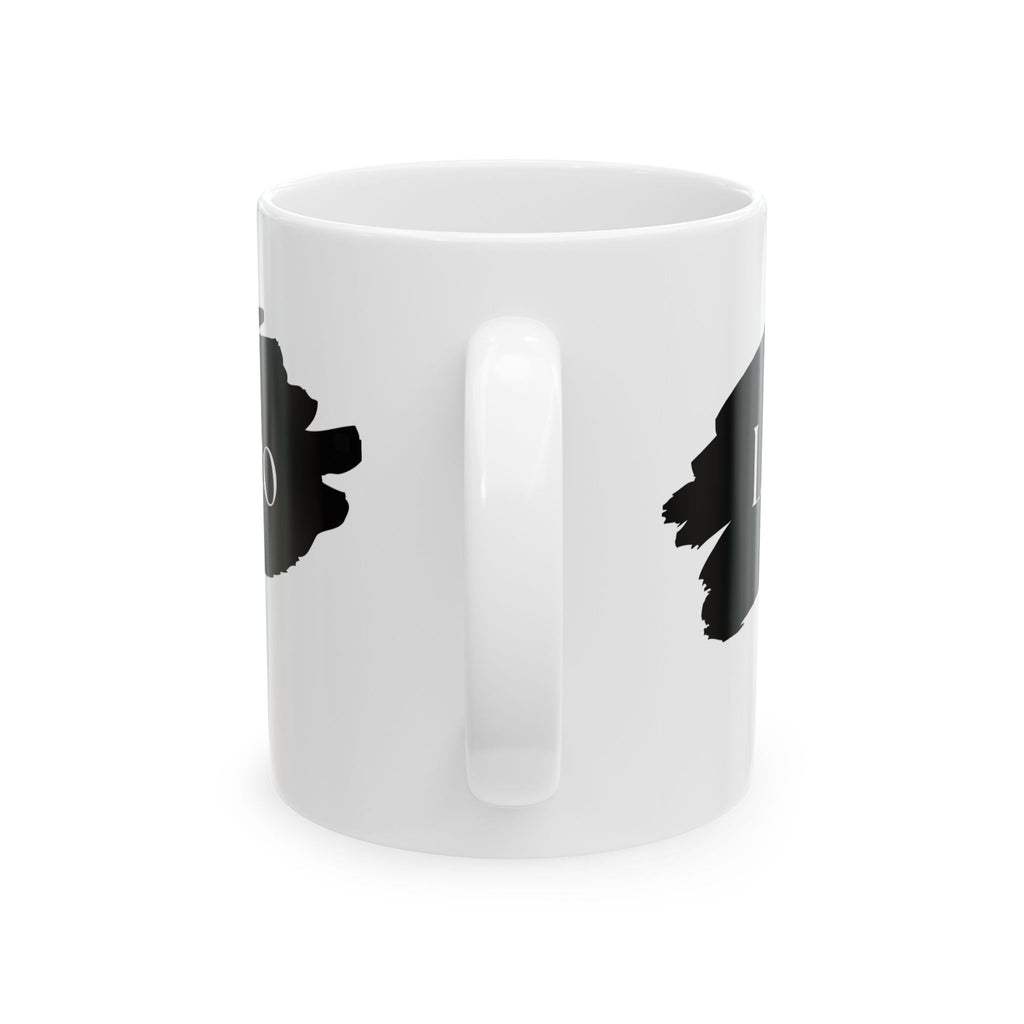 Zodiac Mug - Leo 'The Lion' White Ceramic Cup - Confident Astrology Gift by Relatable Designs by Relatable Designs
