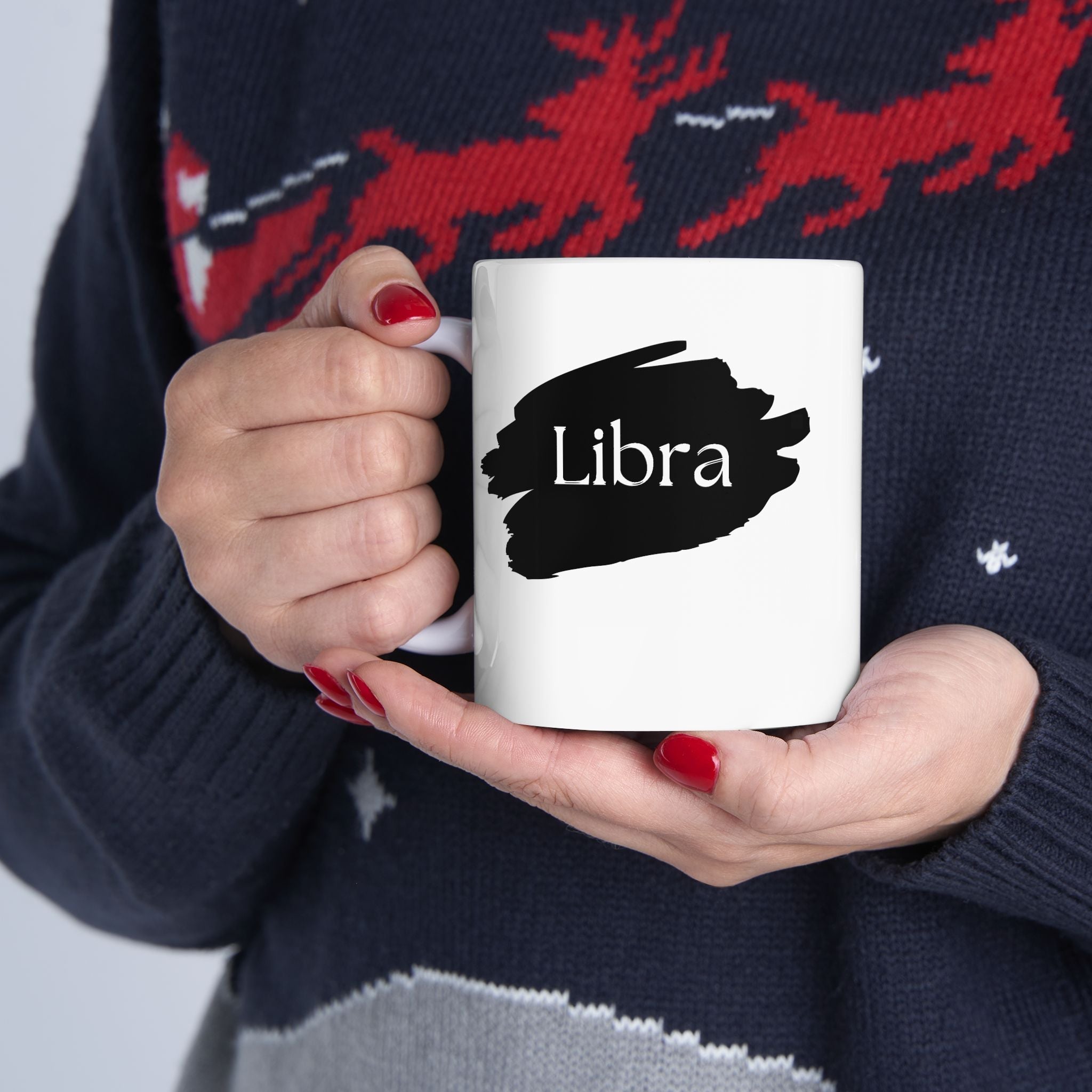 Zodiac Mug - Libra 'The Harmonizer' White Ceramic Cup - Balanced Astrology Gift by Relatable Designs by Relatable Designs