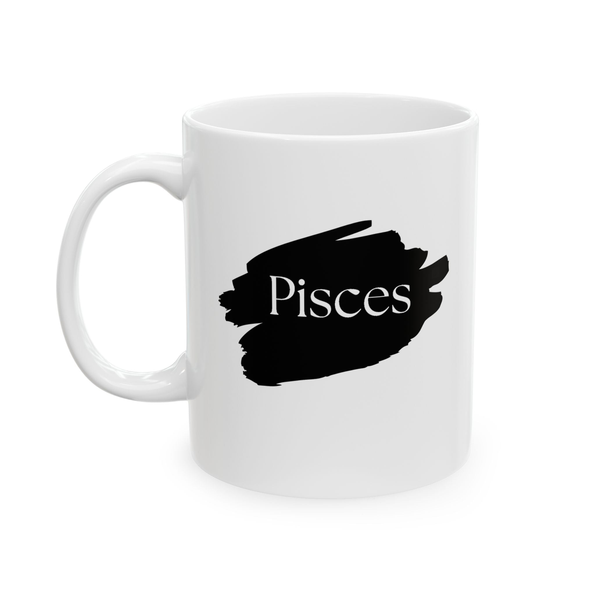 Zodiac Mug - Pisces 'The Dreamer' White Ceramic Cup - Intuitive Astrology Gift by Relatable Designs by Relatable Designs