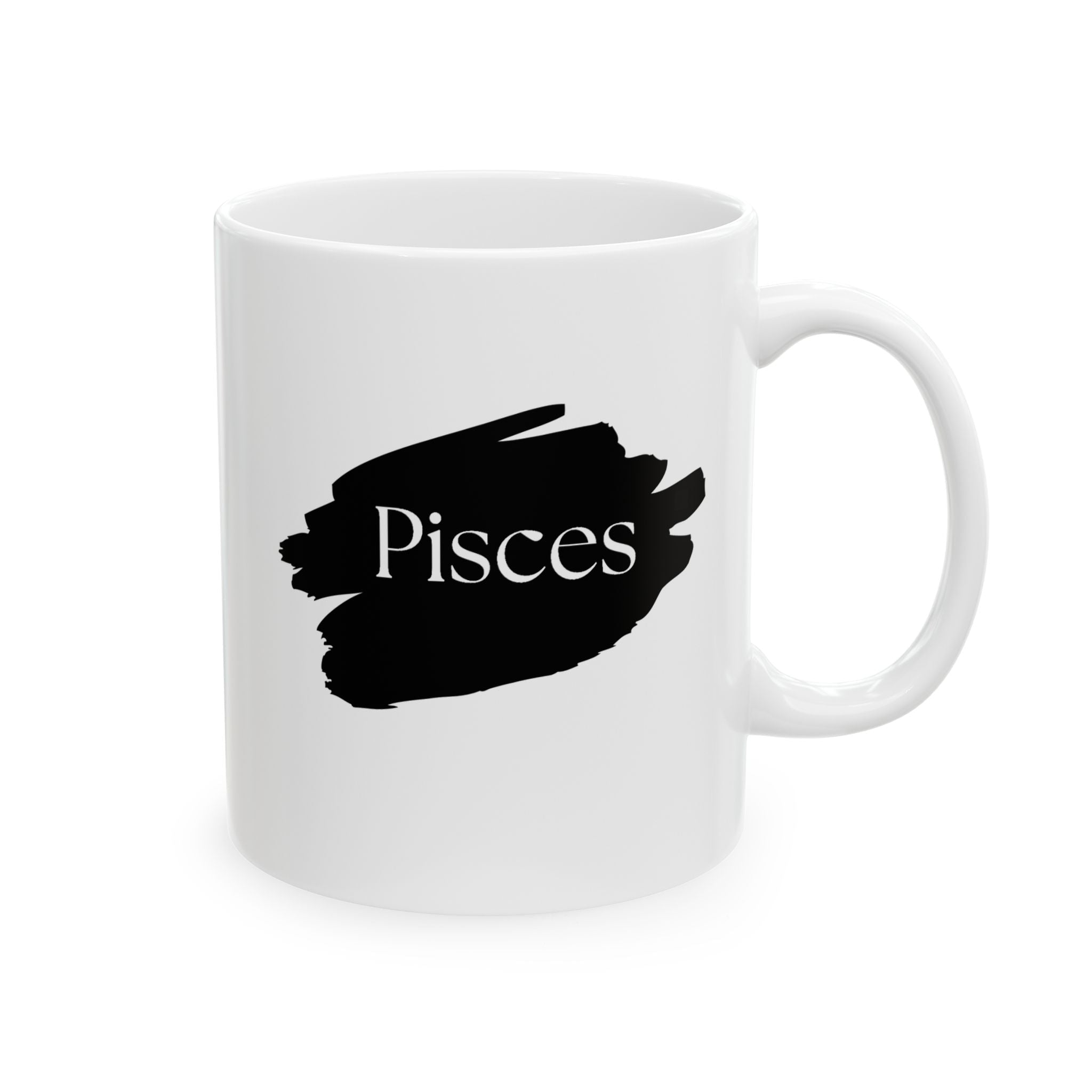 Zodiac Mug - Pisces 'The Dreamer' White Ceramic Cup - Intuitive Astrology Gift by Relatable Designs by Relatable Designs